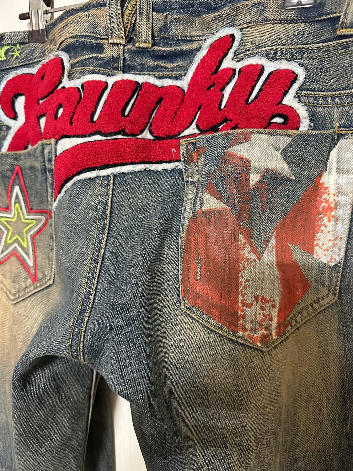 Japanese semi flared patch denim 상품이미지9