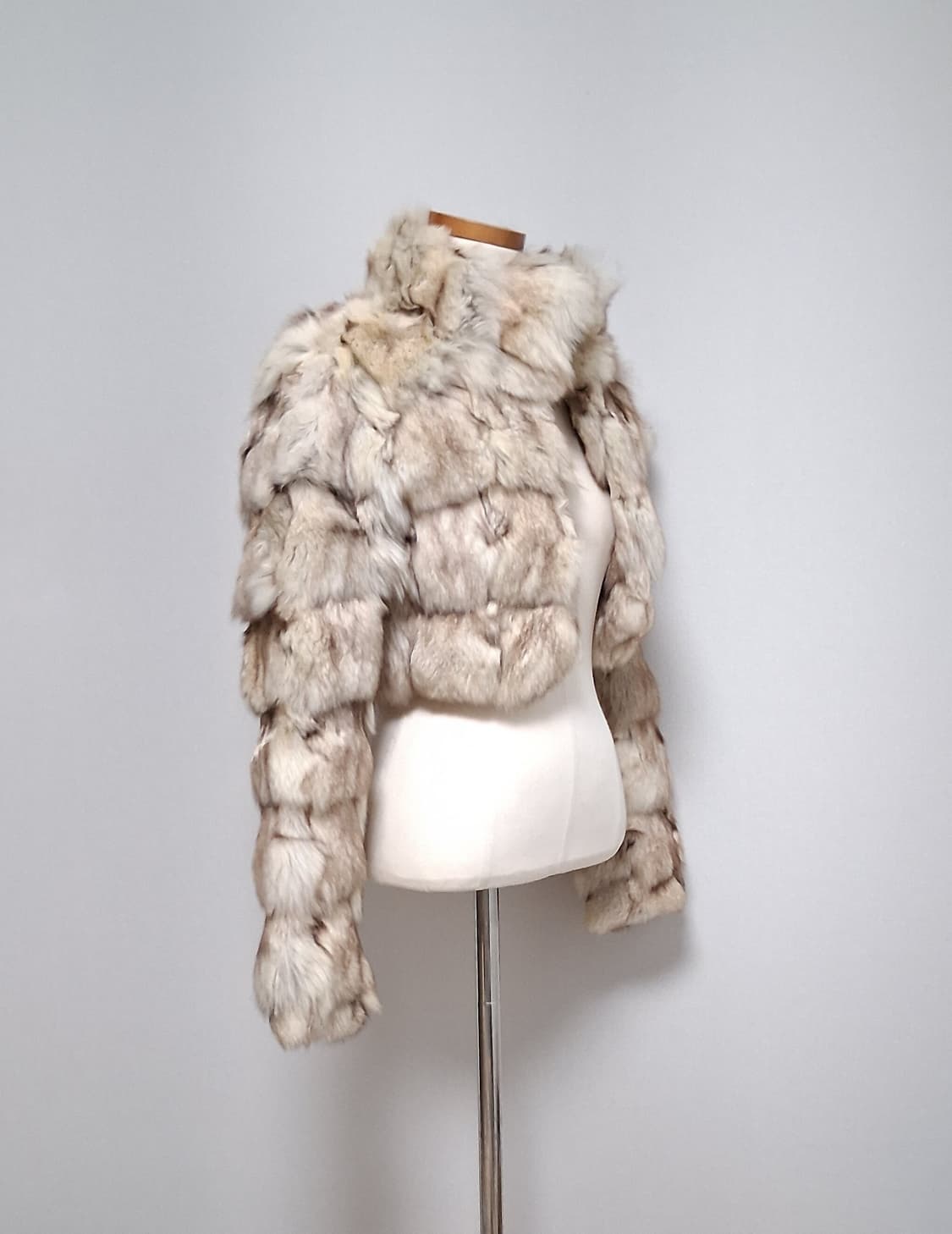 리얼 폭스퍼 크롭 자켓 상품이미지2