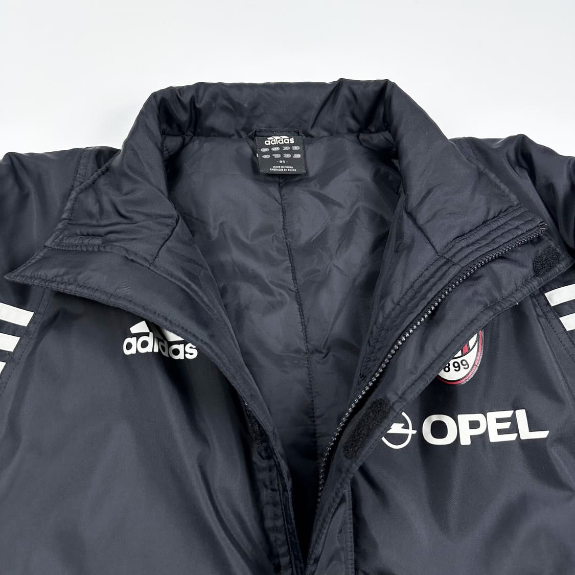 아디다스 AC밀란 풋볼 블랙 백로고 점퍼 (M) 상품이미지8