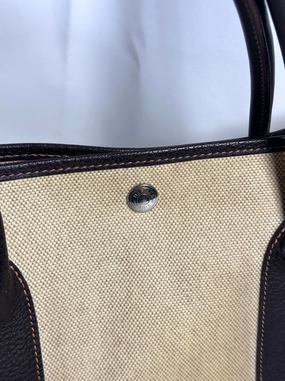 에르메스 가든파티 36 PM 에크루/브라운 상품이미지3