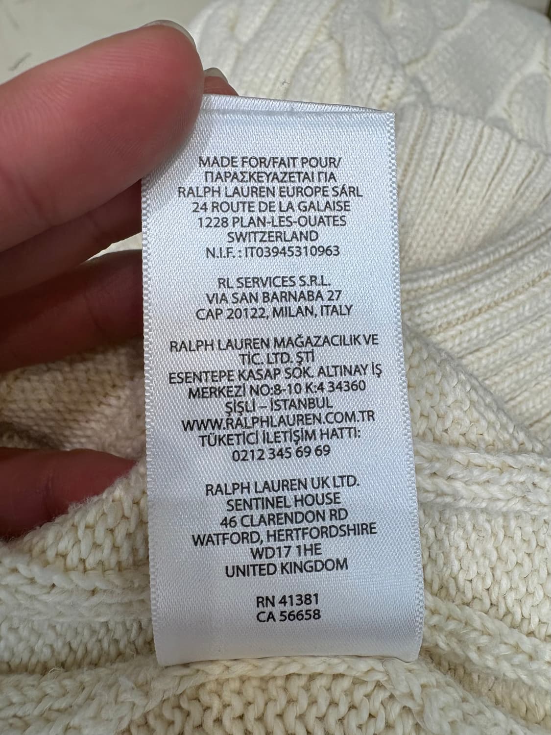 폴로 랄프로렌 케이블 니트 상품이미지9