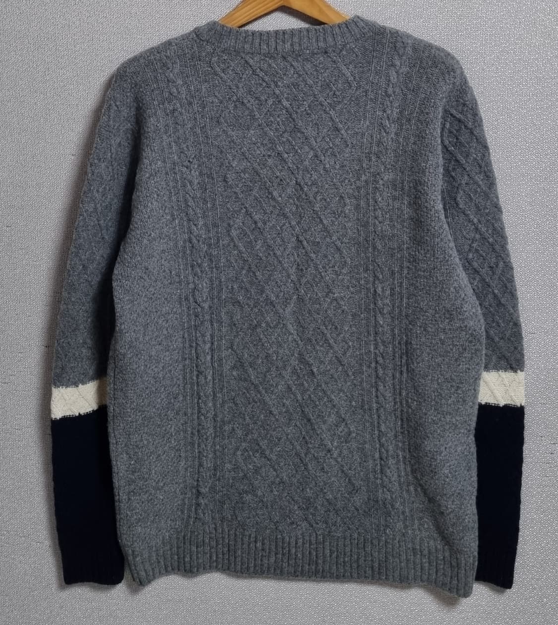 M ) 디스이즈네버댓 램스울100% 그레이 니트 상품이미지2