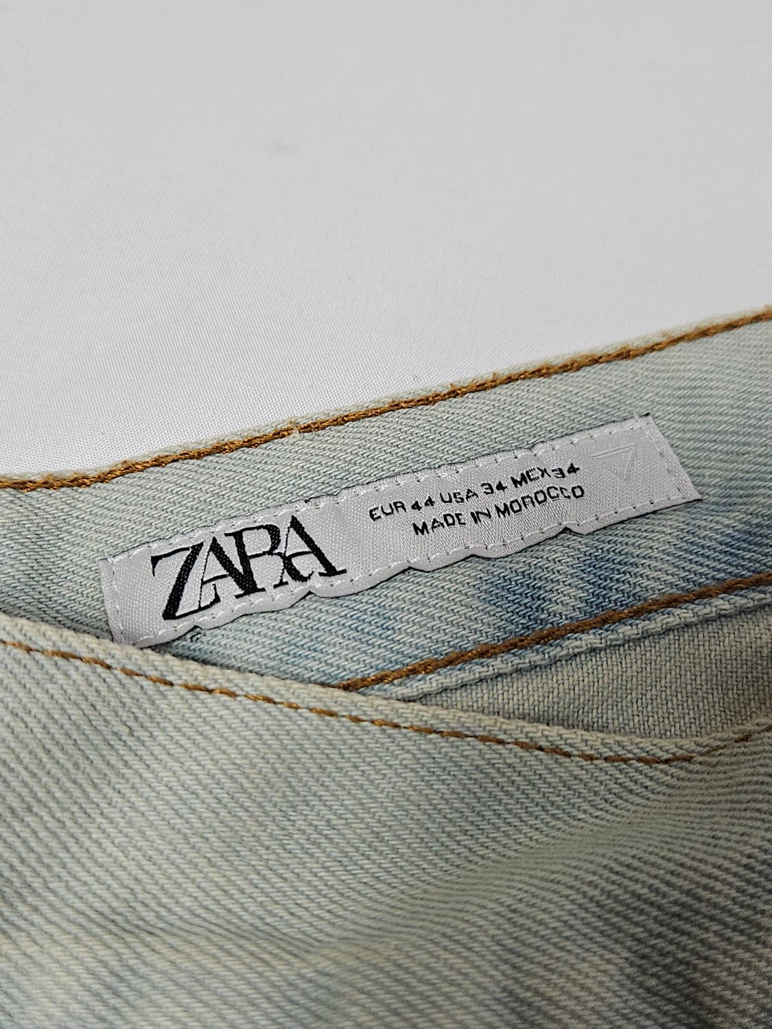 자라 ZARA 데님 유틸리티 버뮤다 쇼츠 카고포켓 숏팬츠 34 블루그린 상품이미지3