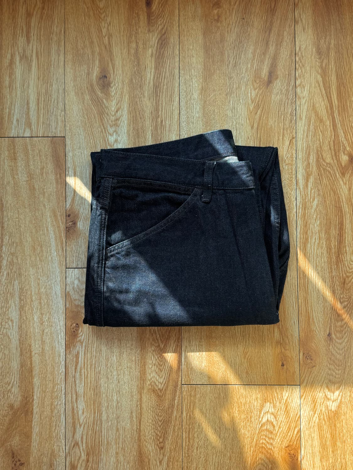 [34] 유니클로 와이드 핏 진 68 블루 상품이미지3