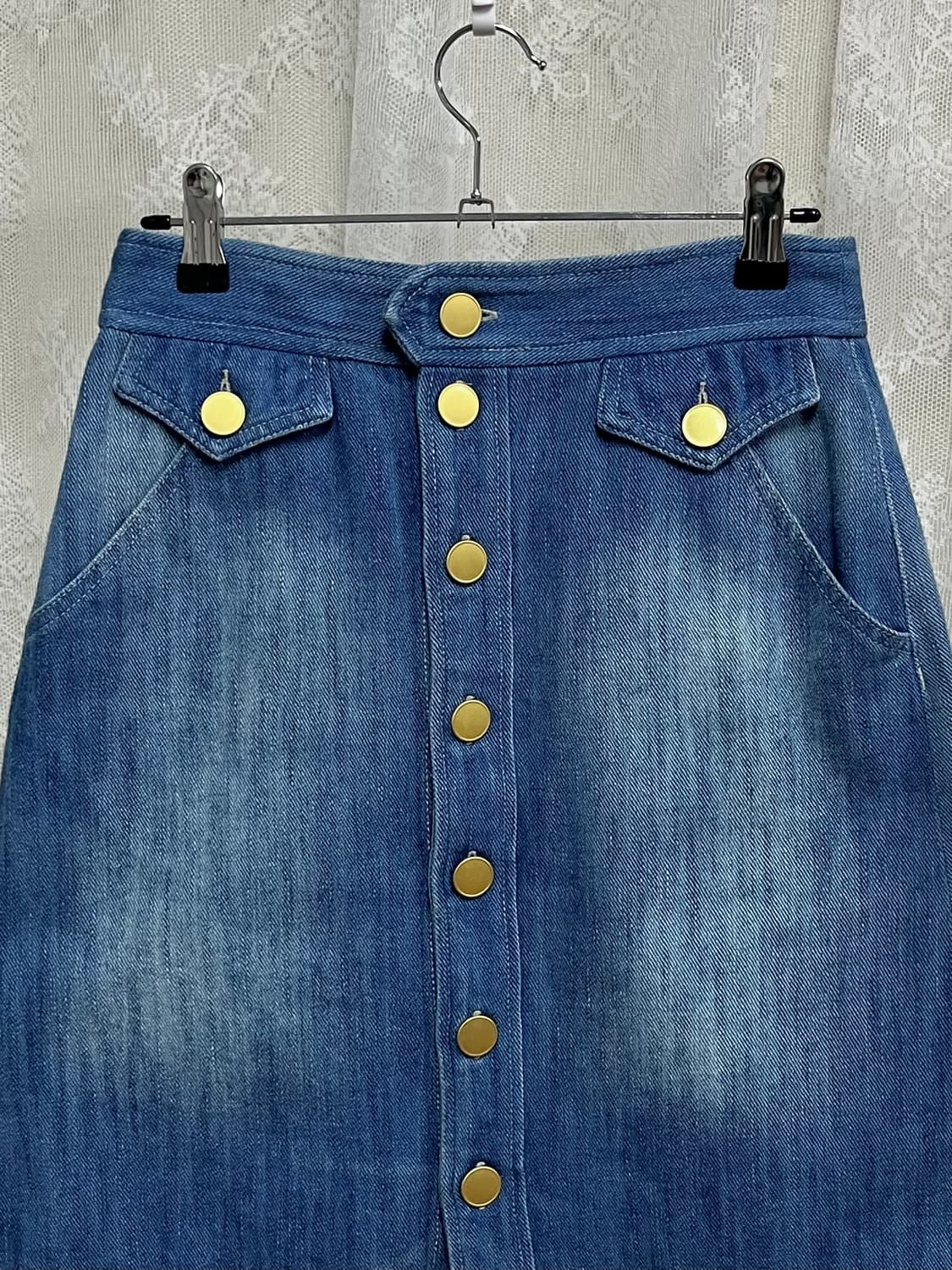 36) 이자벨마랑 에뚜왈 데님 스커트 상품이미지3