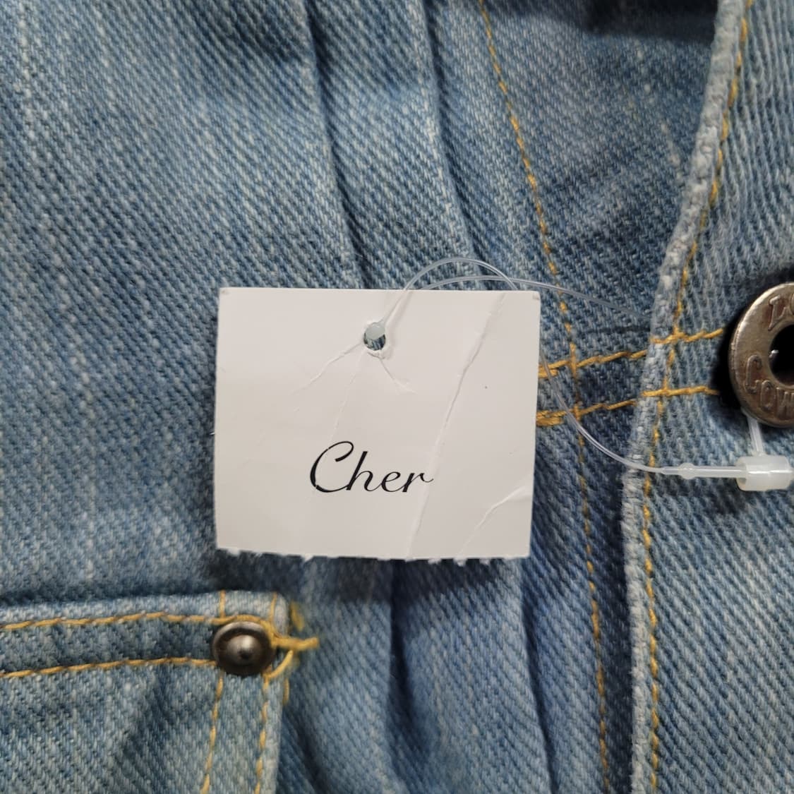 Lee × Cher 콜라보 데님자켓 상품이미지4