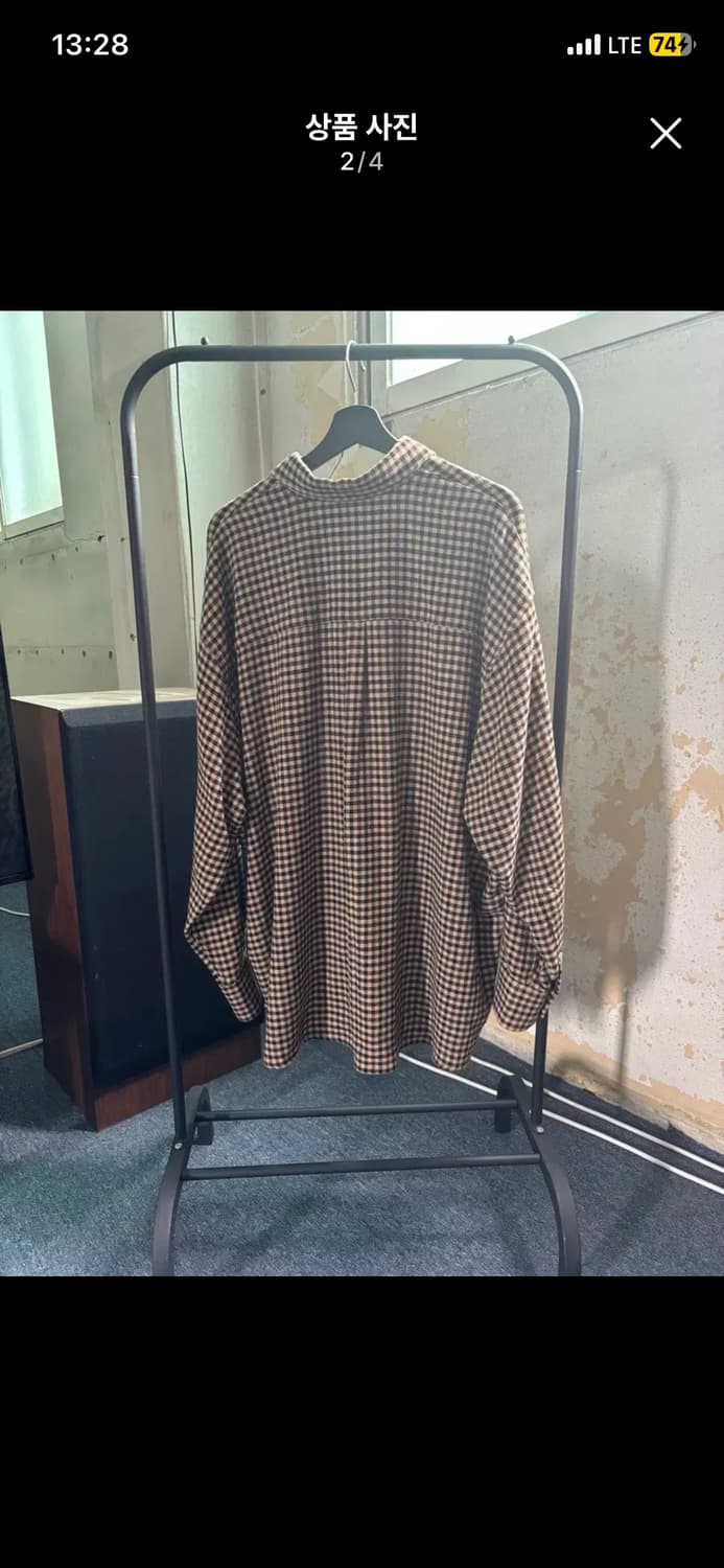 아워레가시 버로우드 체크 셔츠 48 상품이미지2