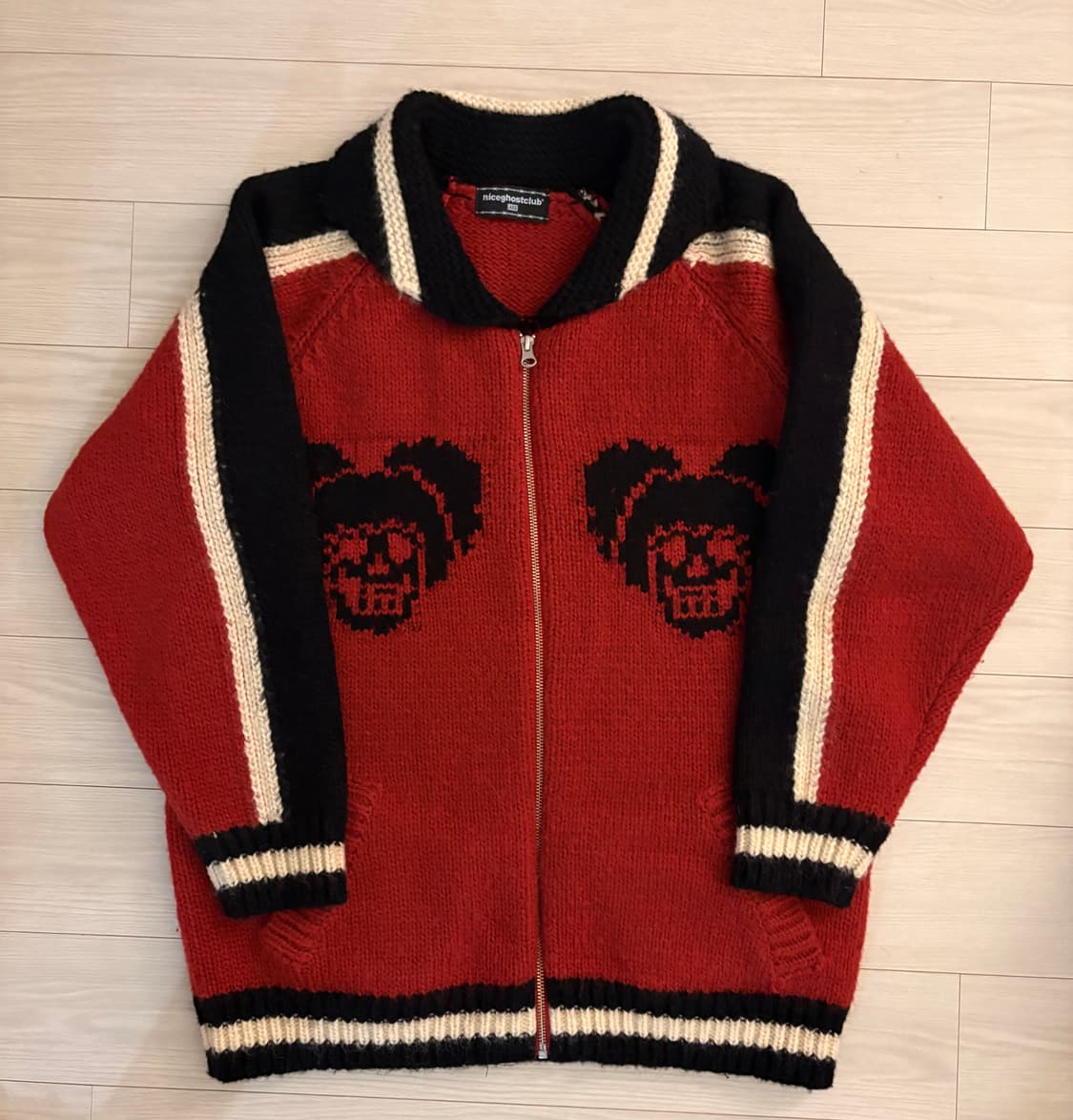 나이스고스트클럽 niceghostclub 스웨터 자켓 상품이미지1