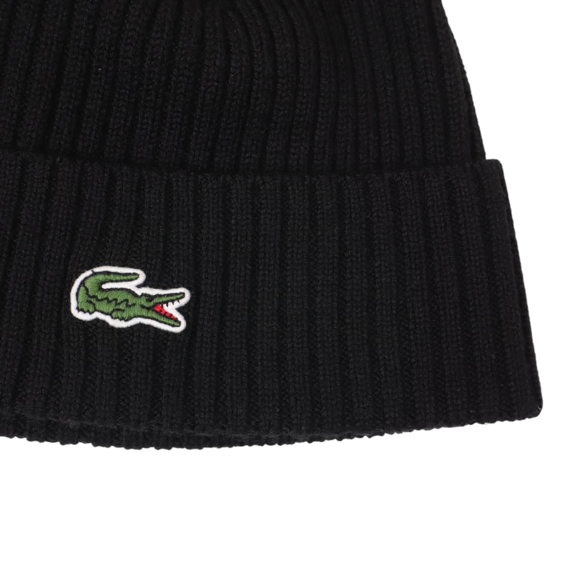 라코스테 블랙 울 케이블 비니 상품이미지3