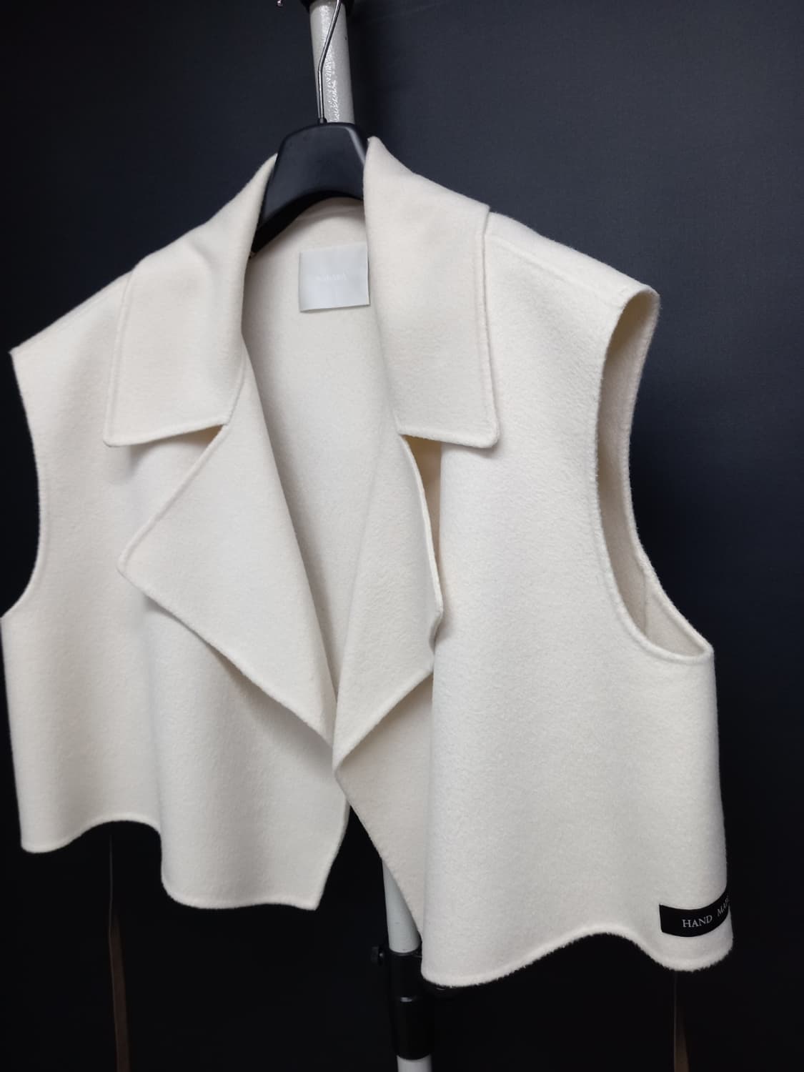 새 BABARA 바바라 춘추동 핸드메이드 숏 베스트 F 상품이미지3