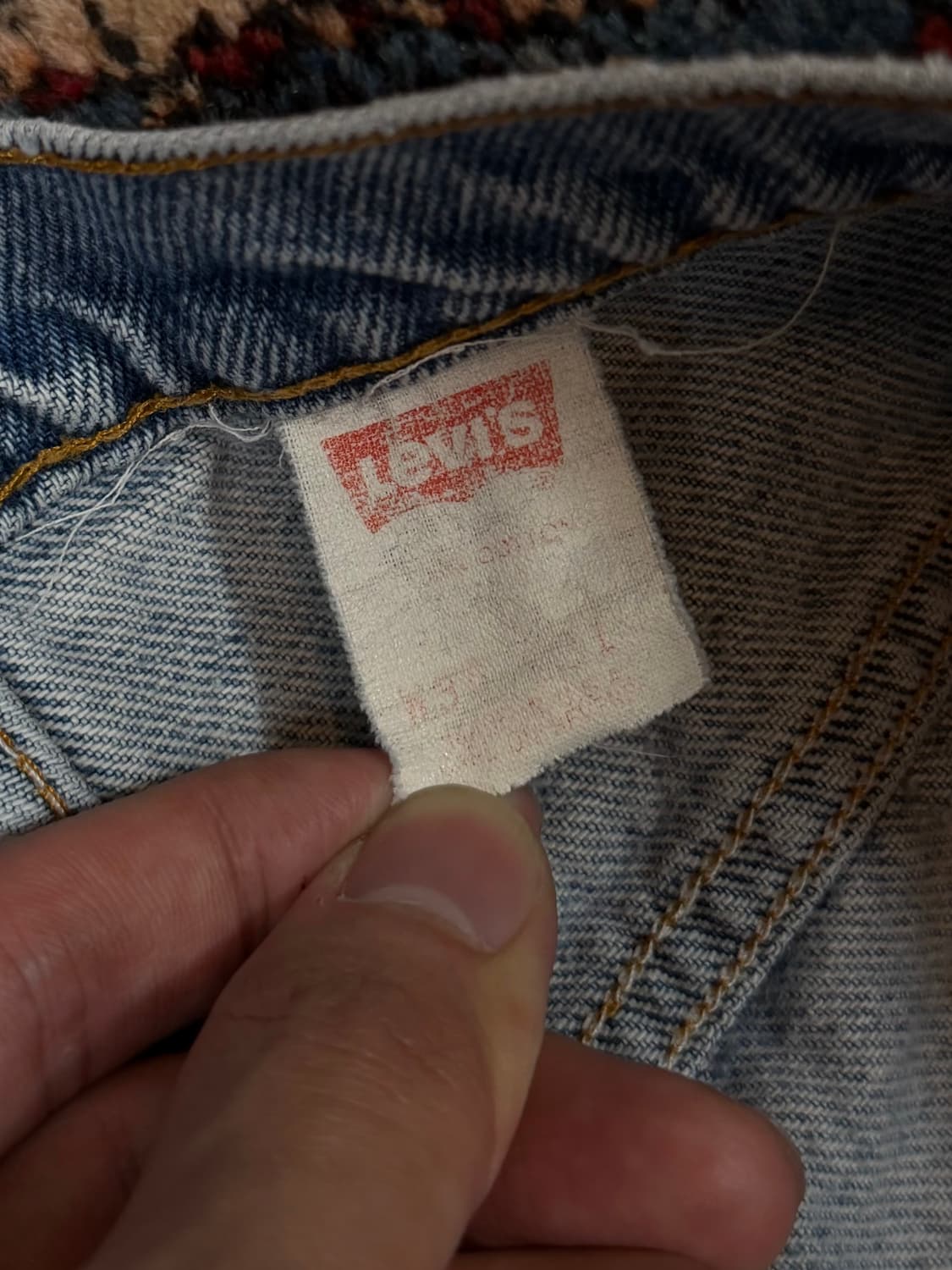 90's USA Made 빈티지 리바이스 517 오렌지탭 부츠컷 상품이미지9