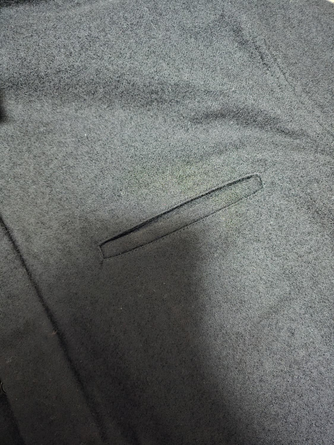 토니웩 버진울 히든 플래킷 셔츠 블랙 상품이미지6