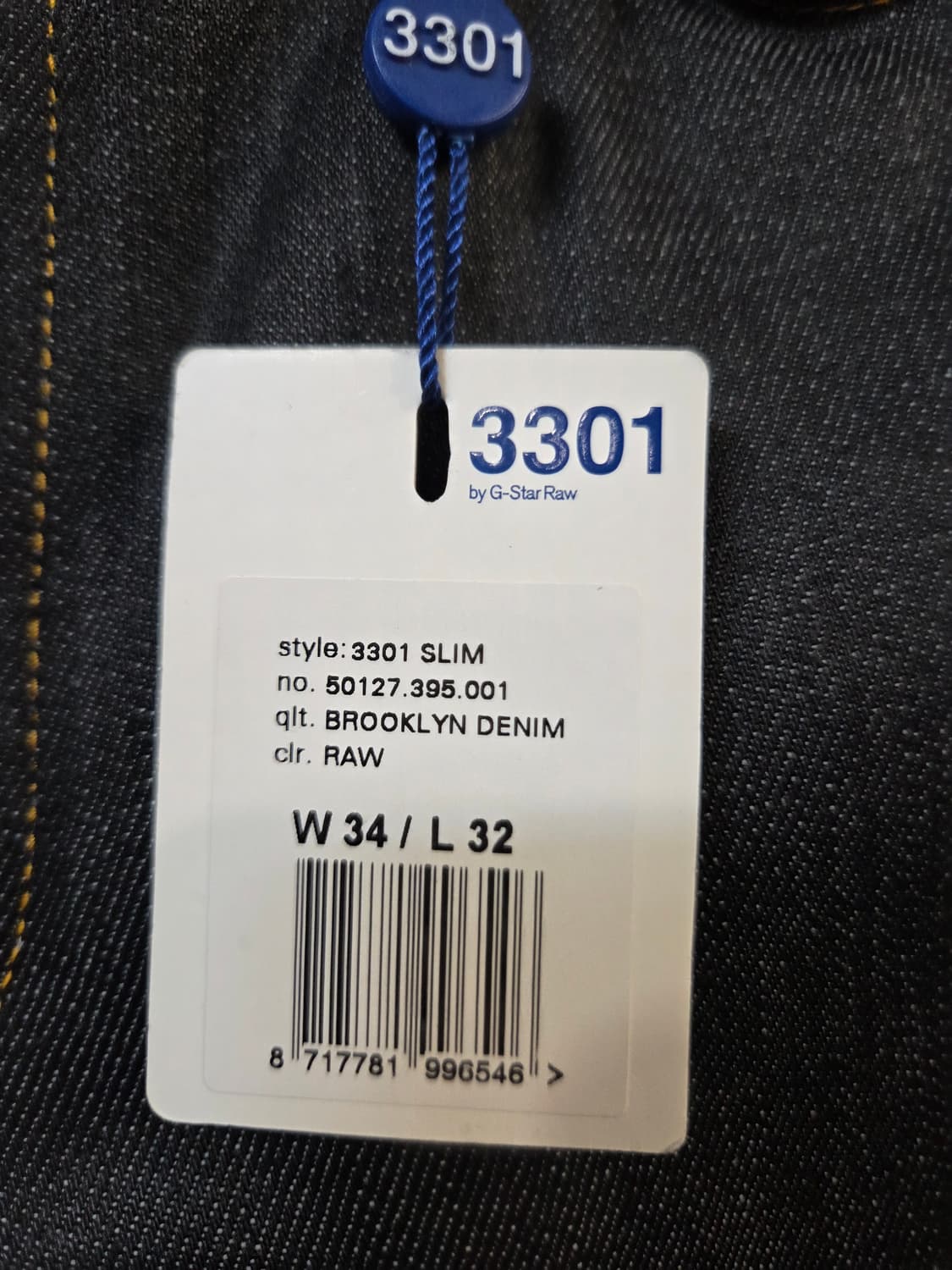 G-Star RAW 다크 데님 청바지(34) 상품이미지6