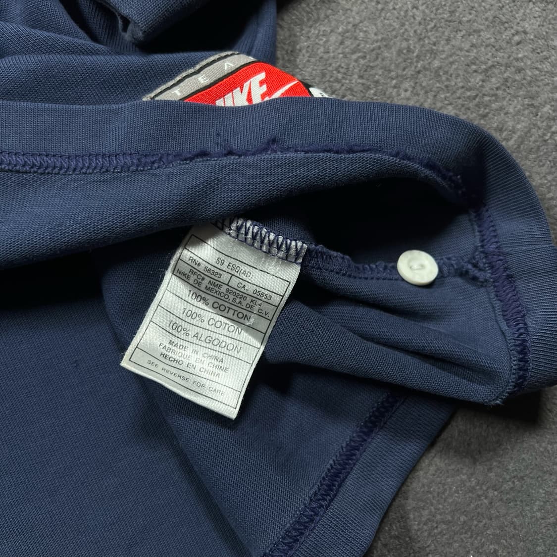 90's 나이키 미드스우시 올드스쿨 럭비티 상품이미지8