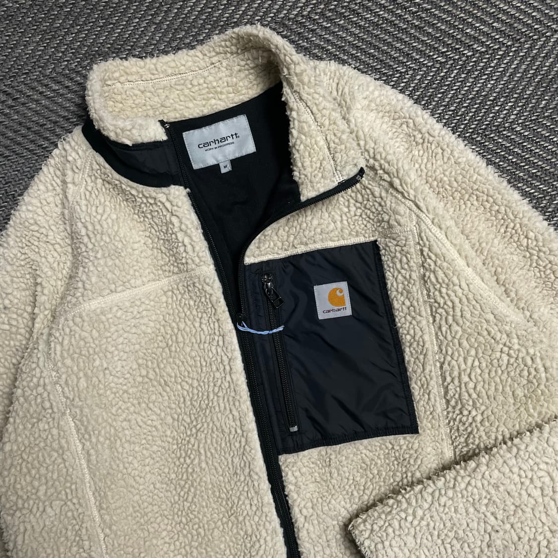 칼하트 WIP 패치 로고 쉐르파 플리스 자켓y 5420 상품이미지6