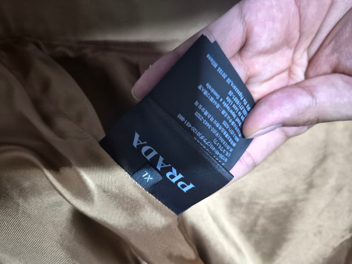 (비 착용)프라다 20s/s 멀티컬러 런웨이 코튼 자켓 XL 상품이미지4