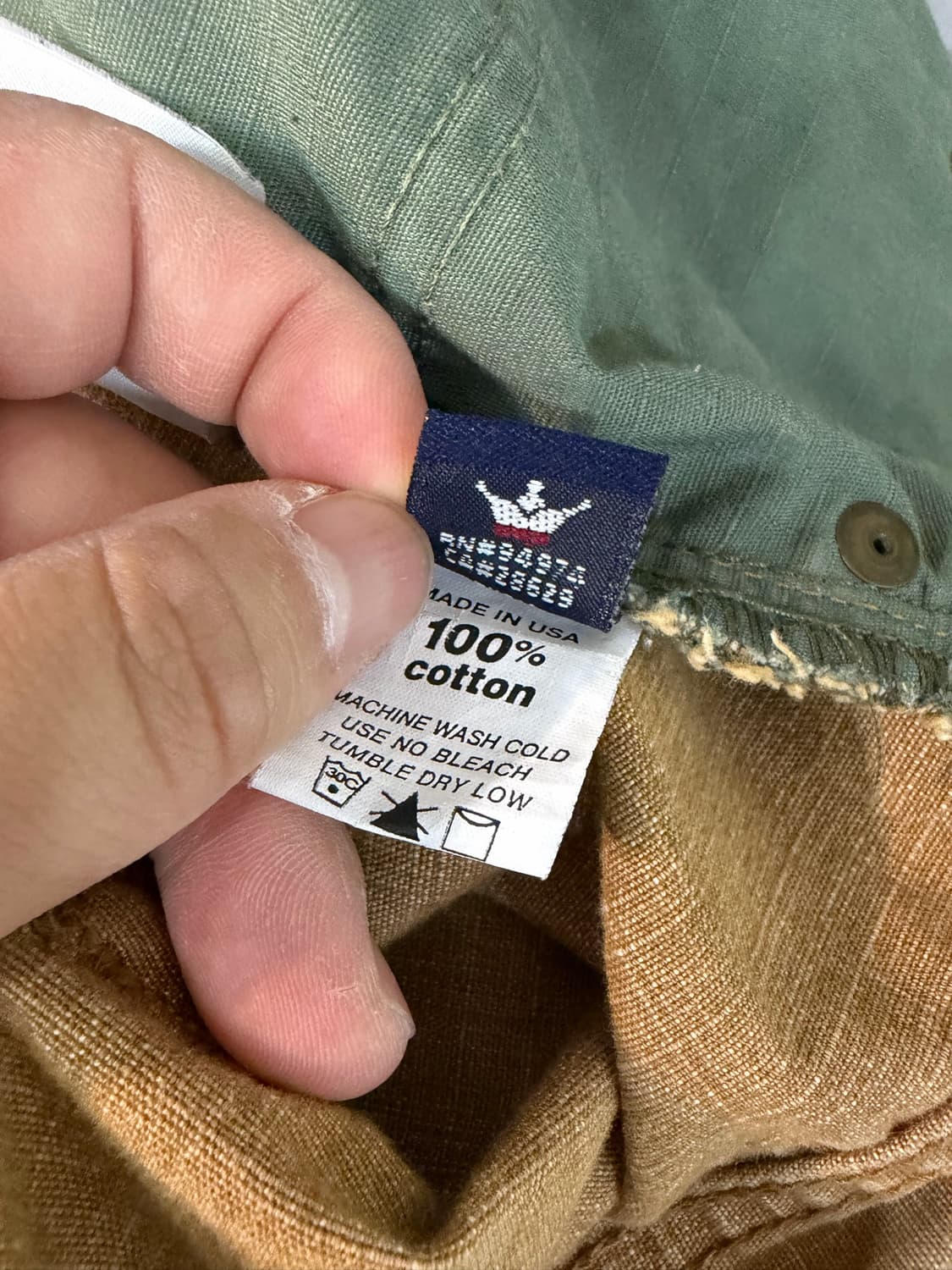 90s Stussy made in usa 와이드 워크 팬츠 바지 상품이미지8