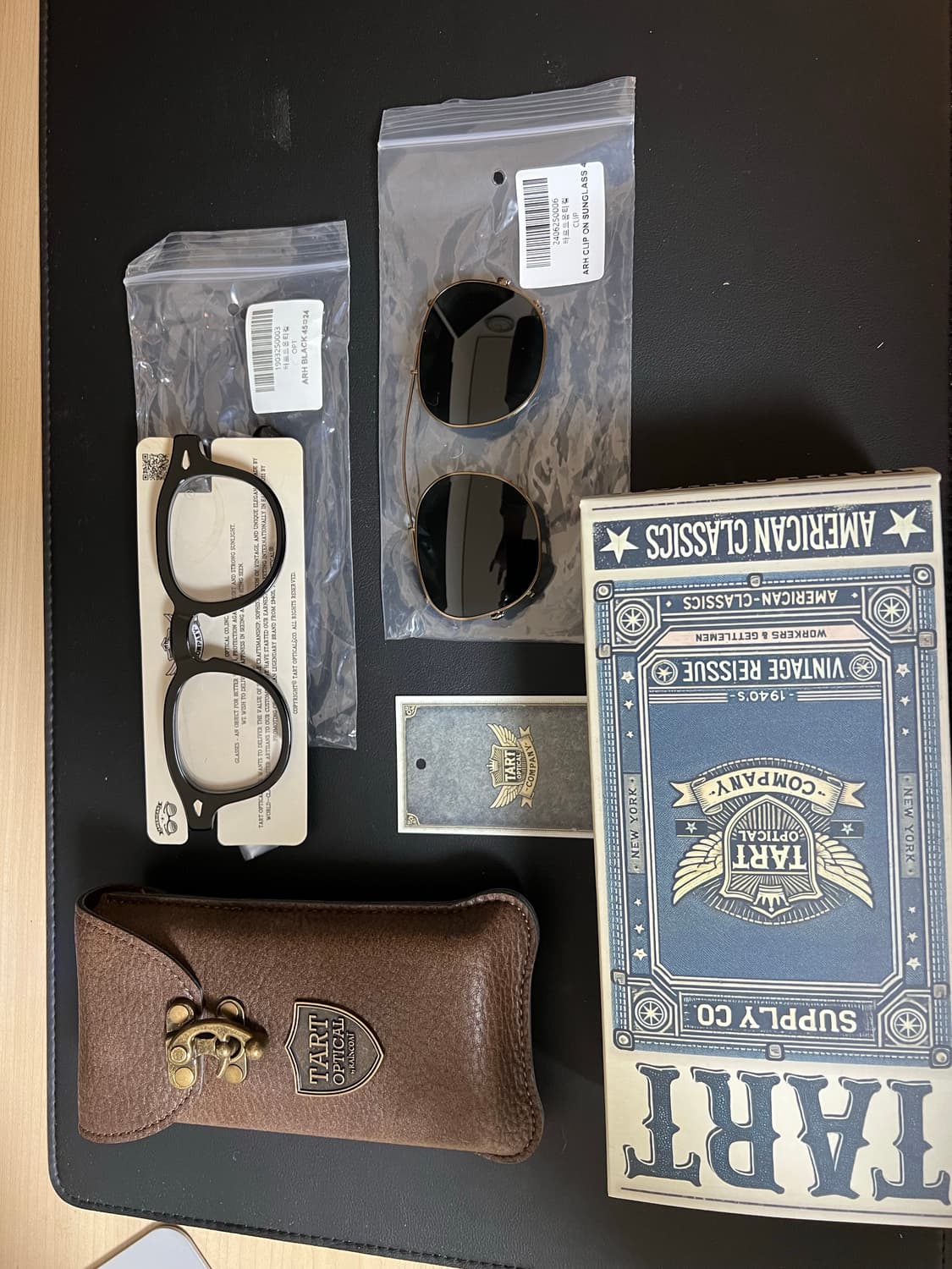 타르트옵티컬 아넬 45size 새상품 (썬클립 포함) 상품이미지1