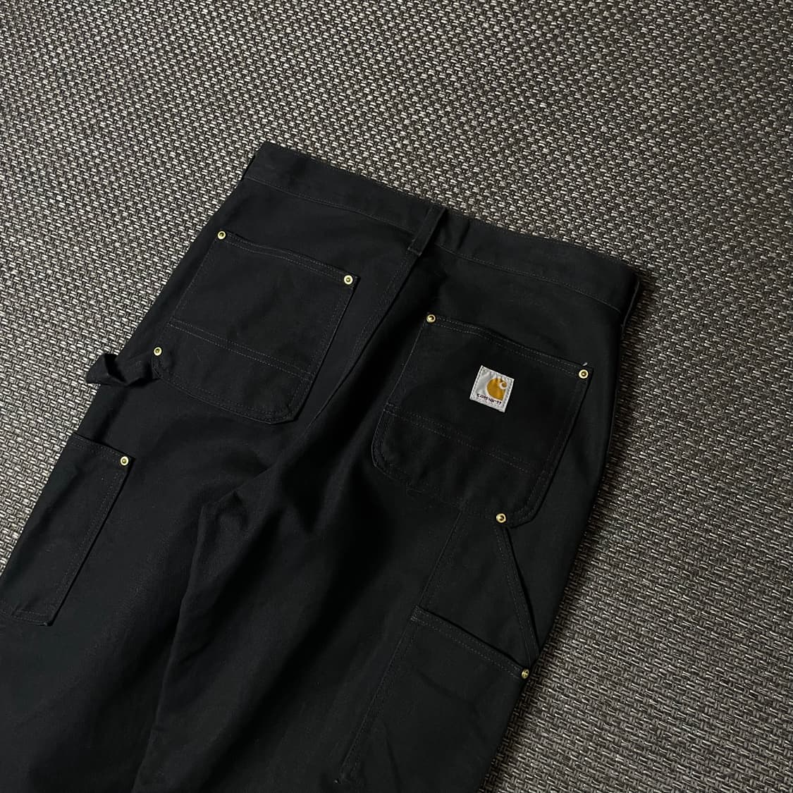 (30) 칼하트 더블니 블랙 포인트 백카고 데님 팬츠 상품이미지6