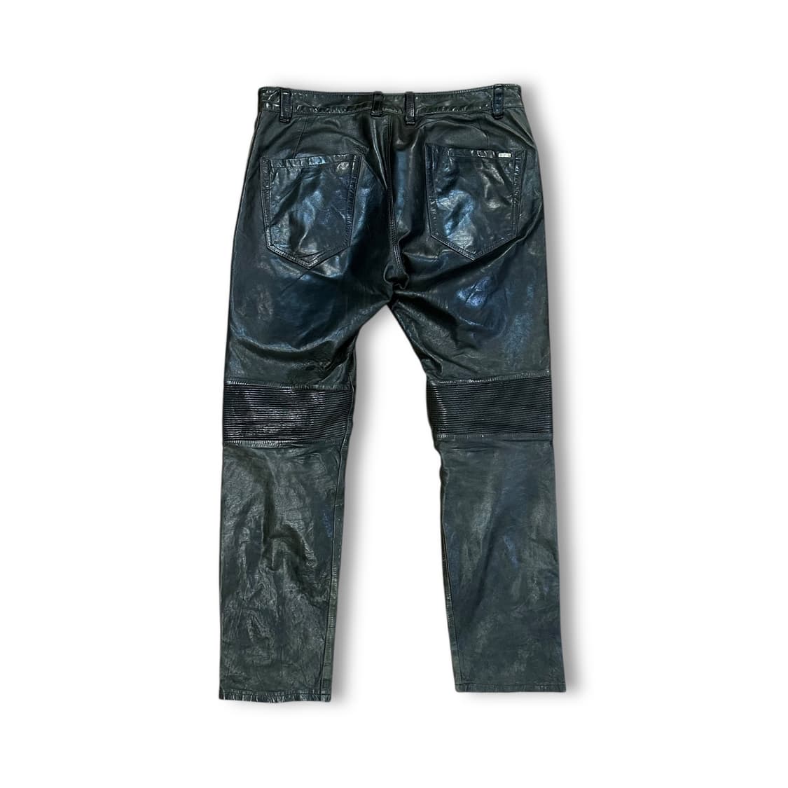 디젤 레더 바이커 팬츠 상품이미지4