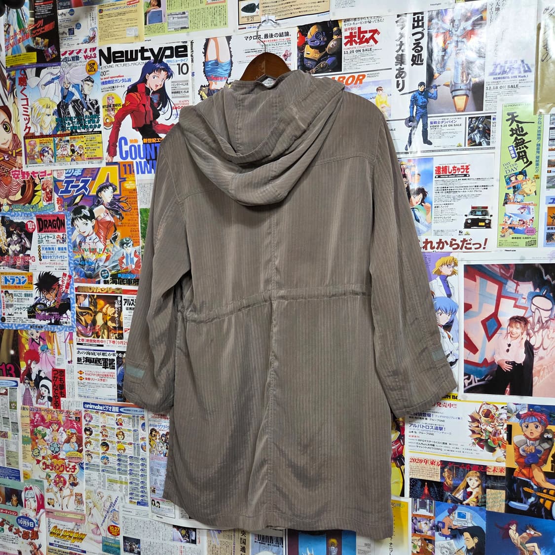 JPN 브라운 스트라이프 야상 자켓 상품이미지6