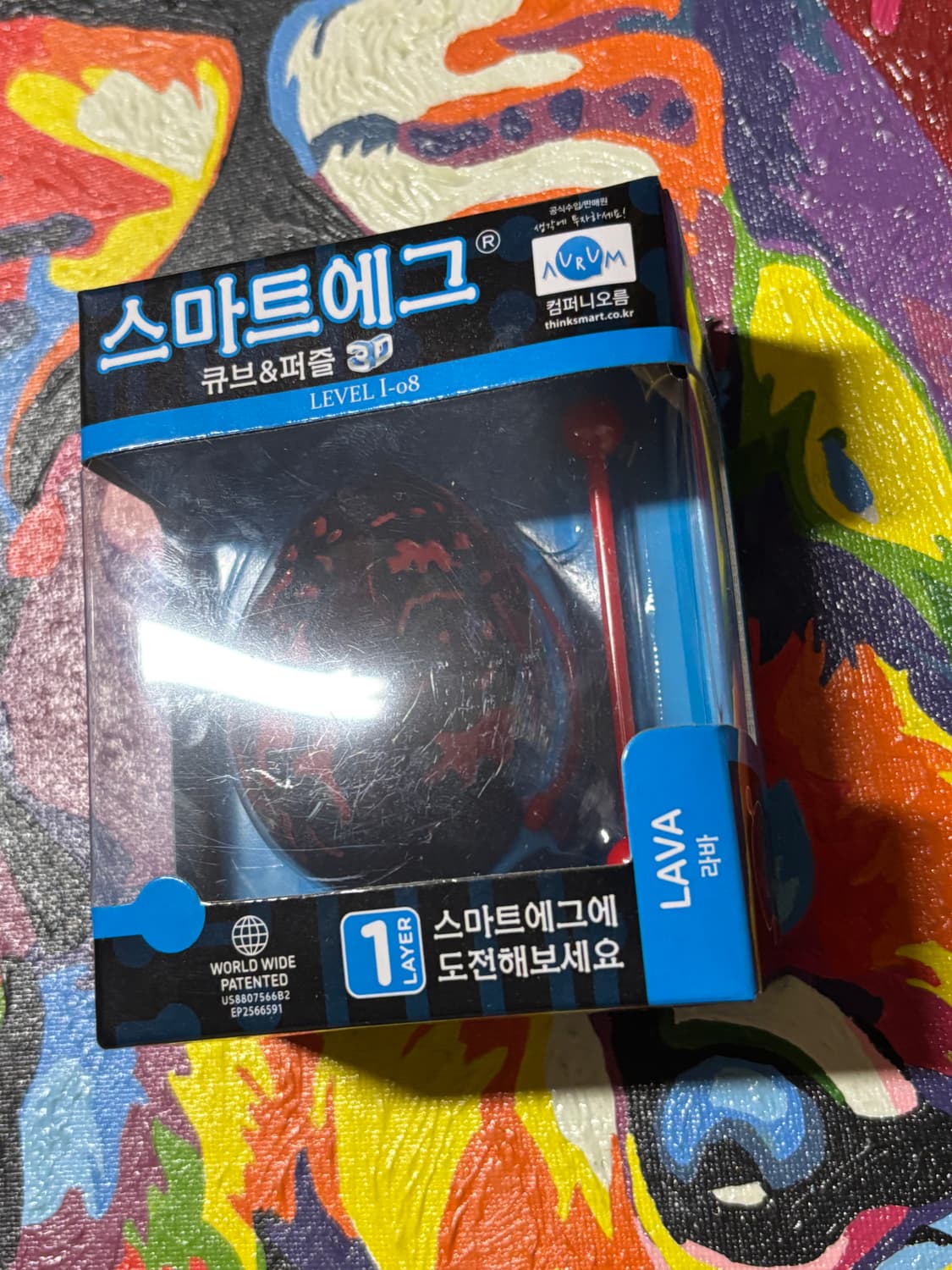 미사용) 스마트에그 큐브 퍼즐 라바 창의력 장난감 인테리어 소품 상품이미지2