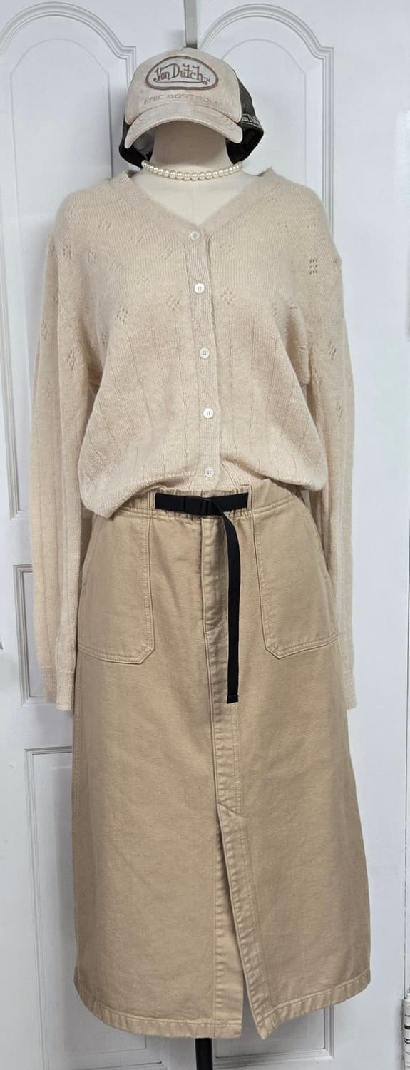 에이미그레이스 가디건/Lee베이지스커트 상품이미지1