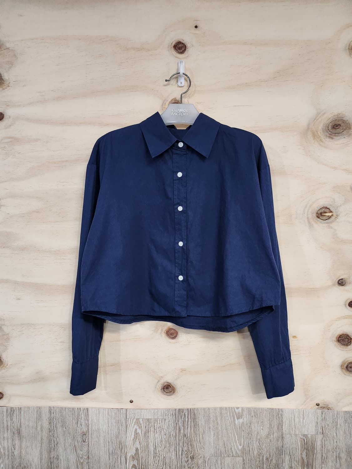 181) 크롭 셔츠 상품이미지1