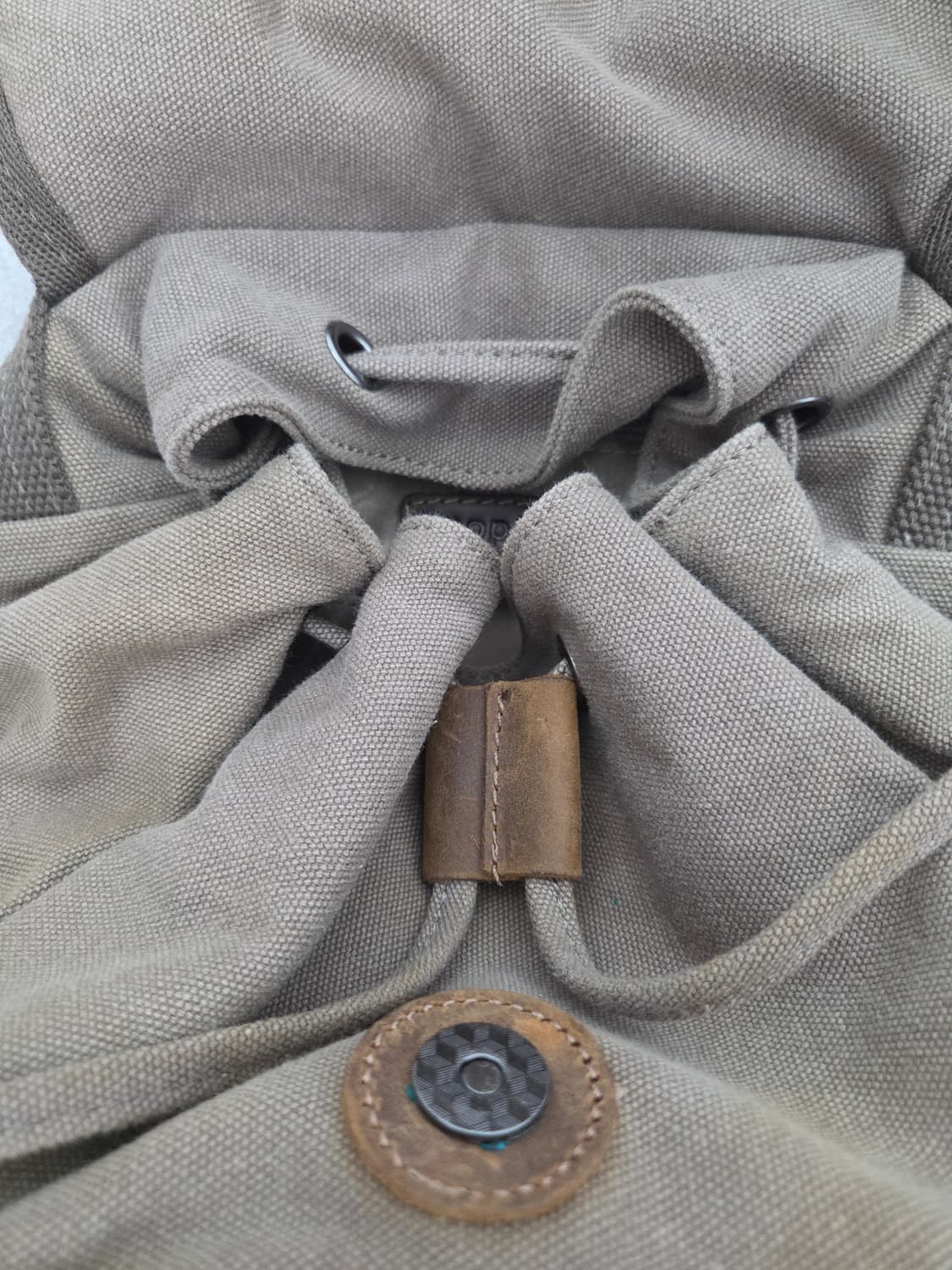 룹 런던(Troop London) 빈티지 캔버스 백팩 상품이미지5