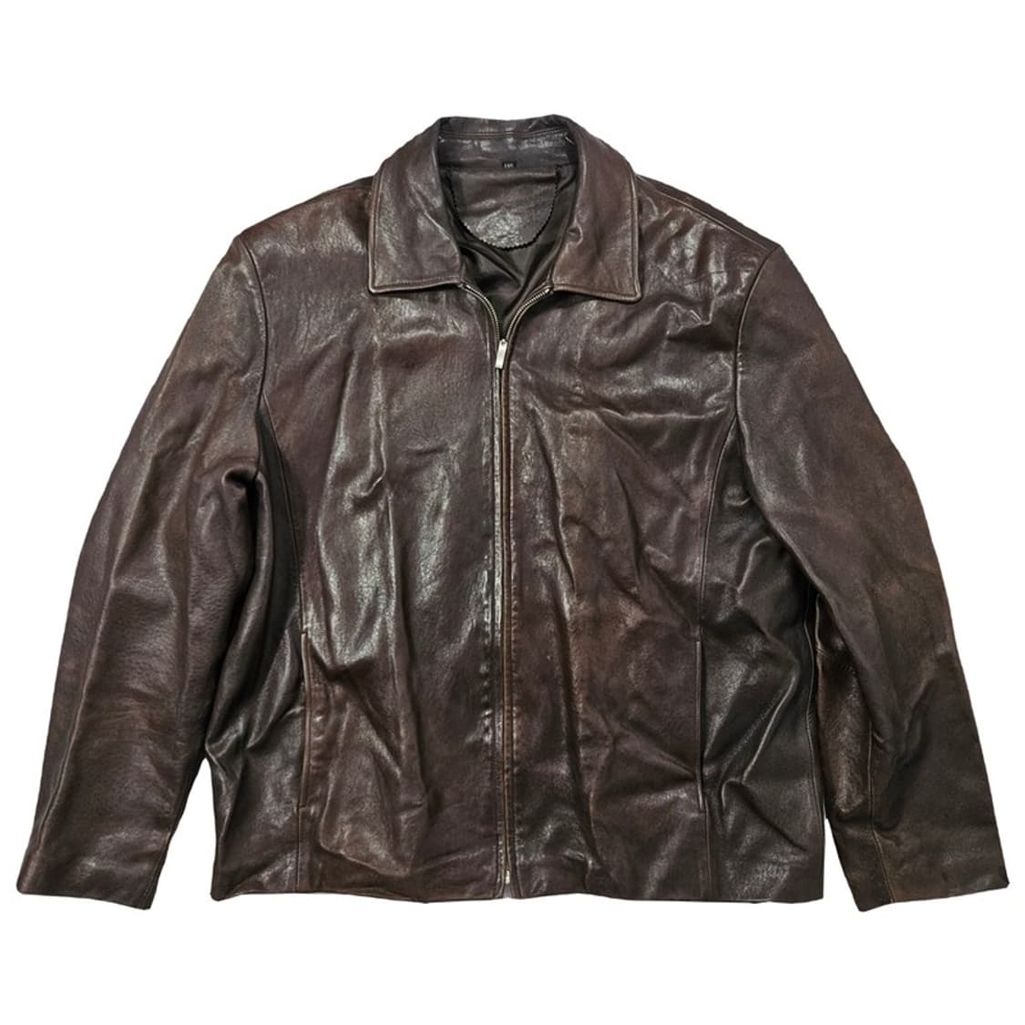 빈티지 양가죽 집업 자켓 2XL  상품이미지1