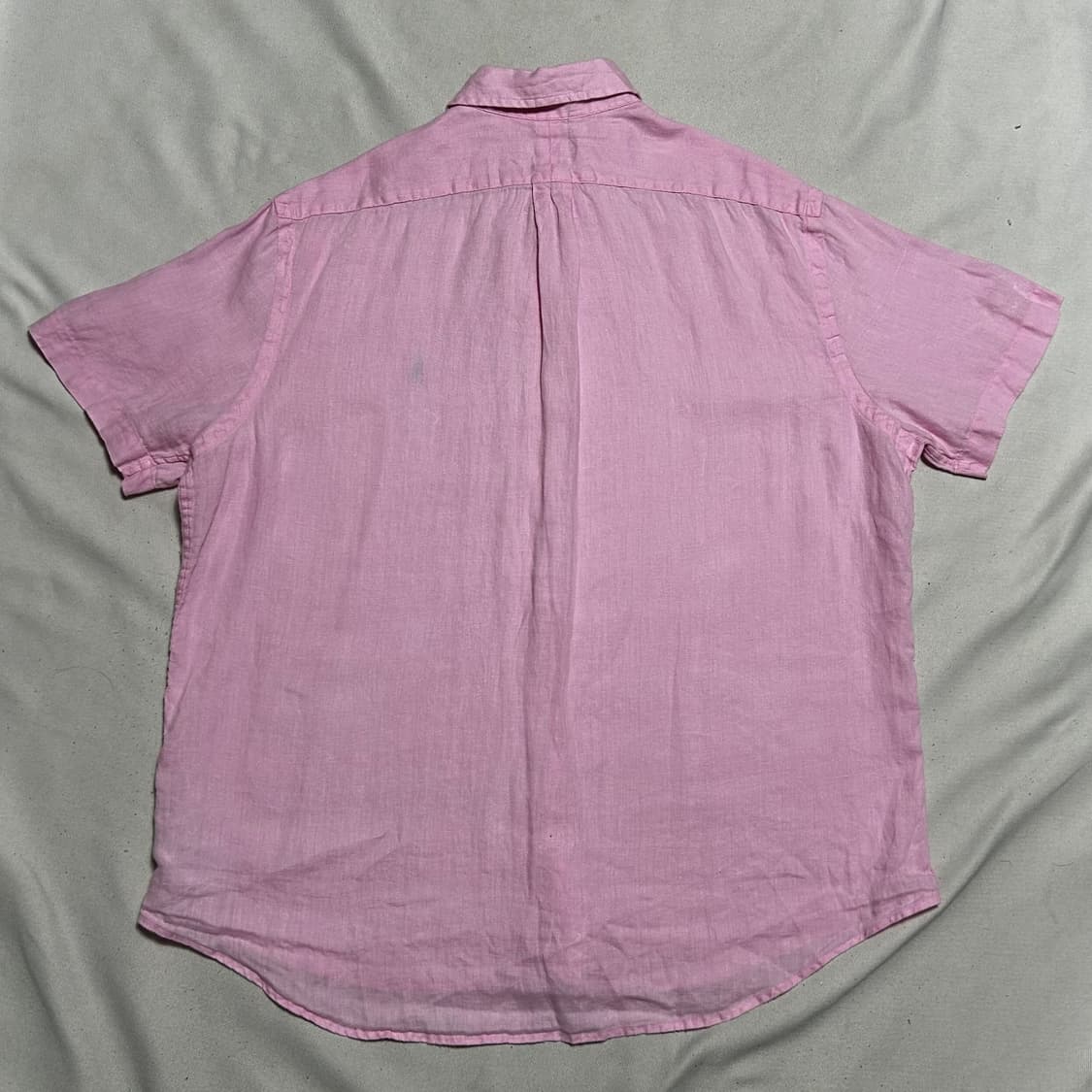 XL 폴로랄프로렌 클래식핏 핑크 반팔 셔츠 상품이미지3