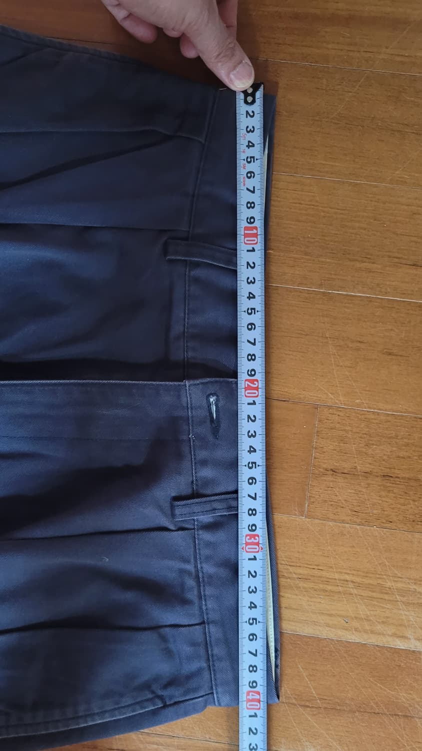 빈티지 폴로 투턱 Andrew Pants 네이비 32/30 상품이미지5