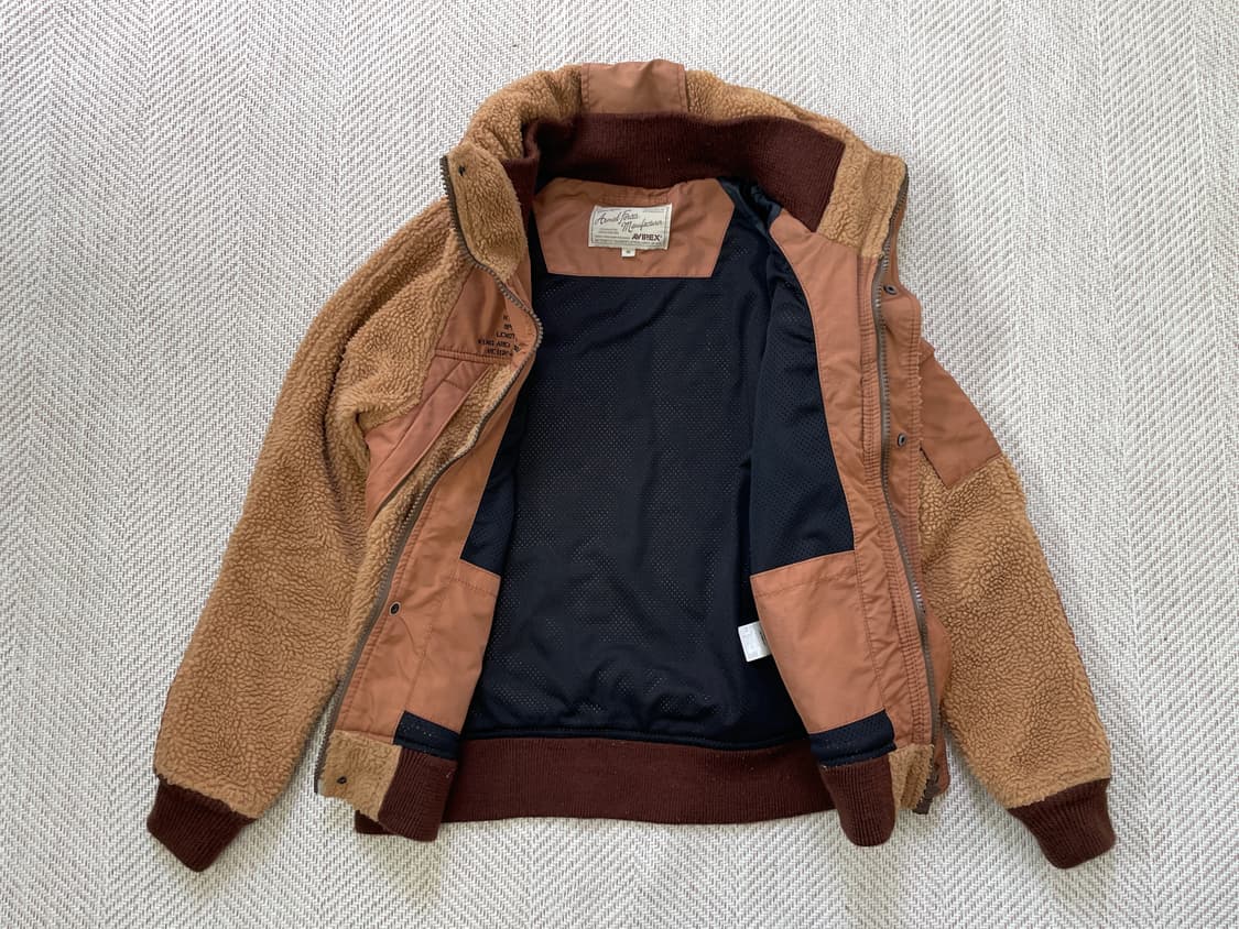 아비렉스 Ltd U.S army MFG 쉐르파 후드자켓 상품이미지6