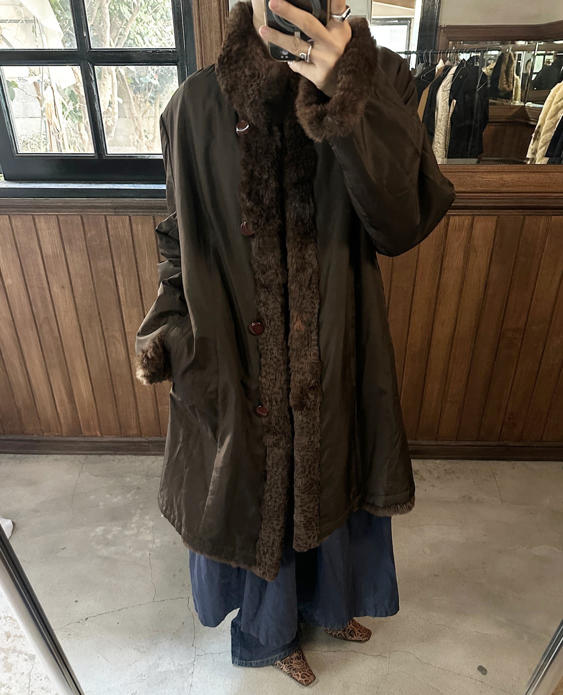 JPV reversible mink half coat 상품이미지4