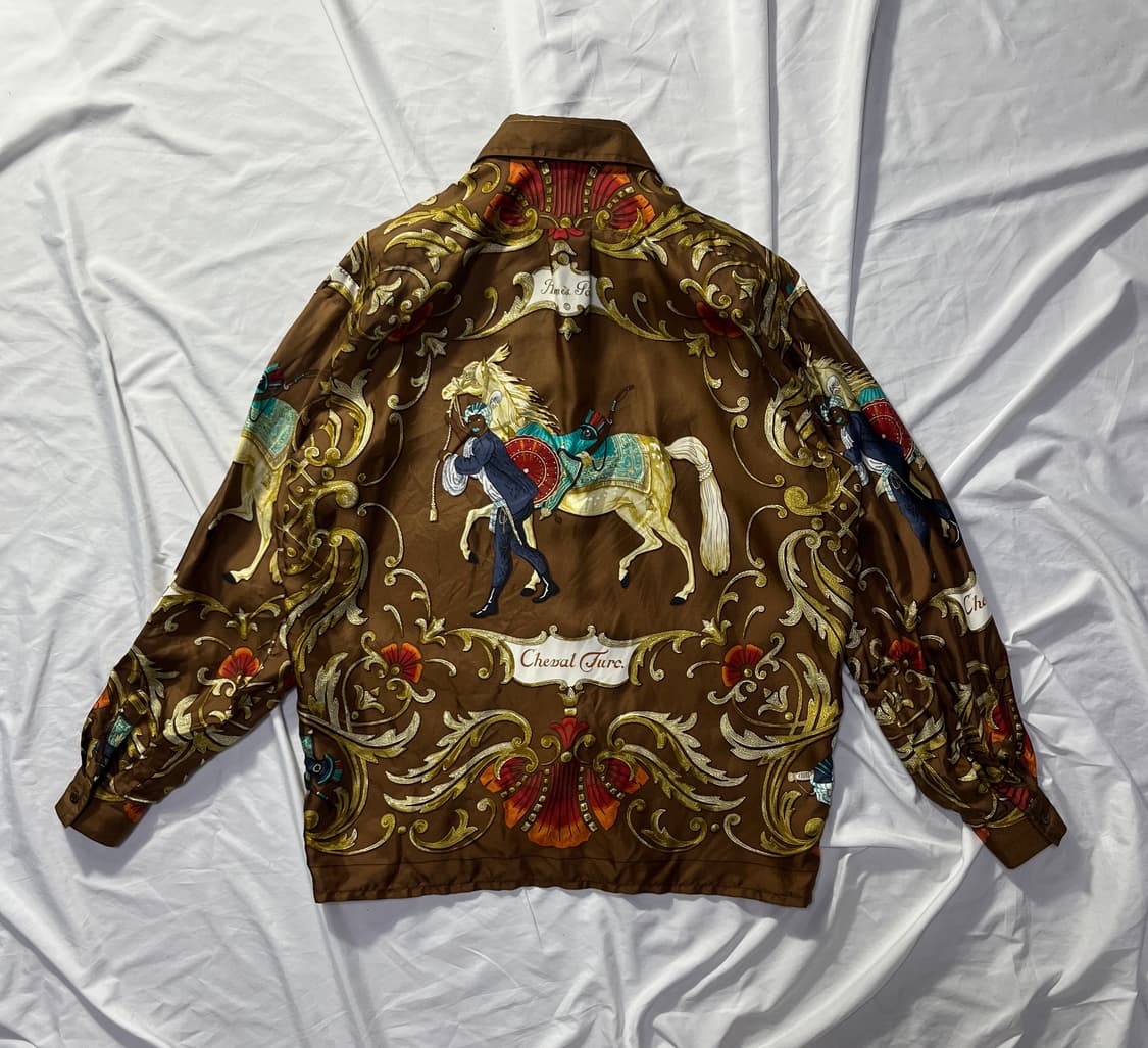 에르메스 바로크 패턴 실크 셔츠 상품이미지2