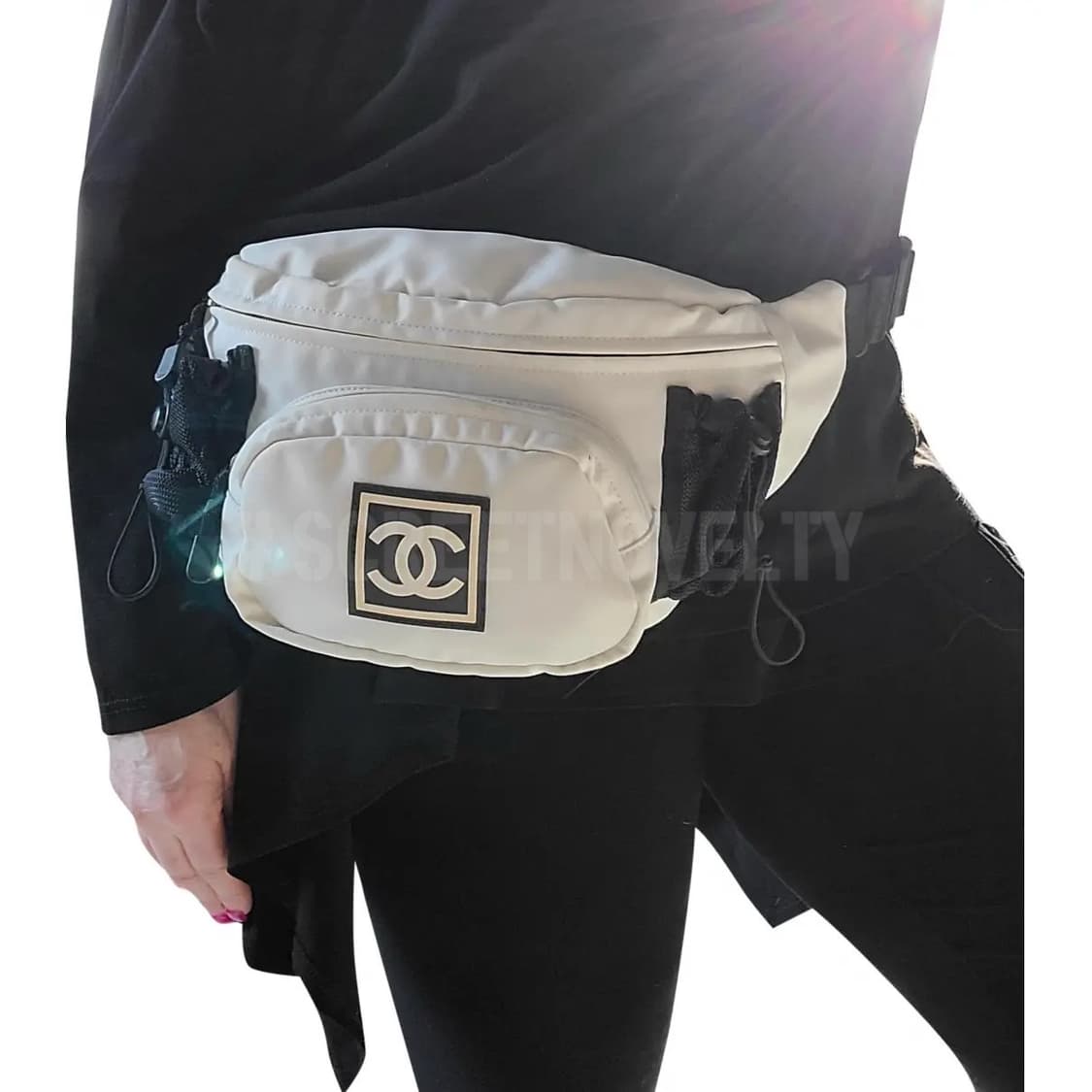 샤넬뷰티 슬링백 스포츠백 힙색 크로스백 화이트 상품이미지7
