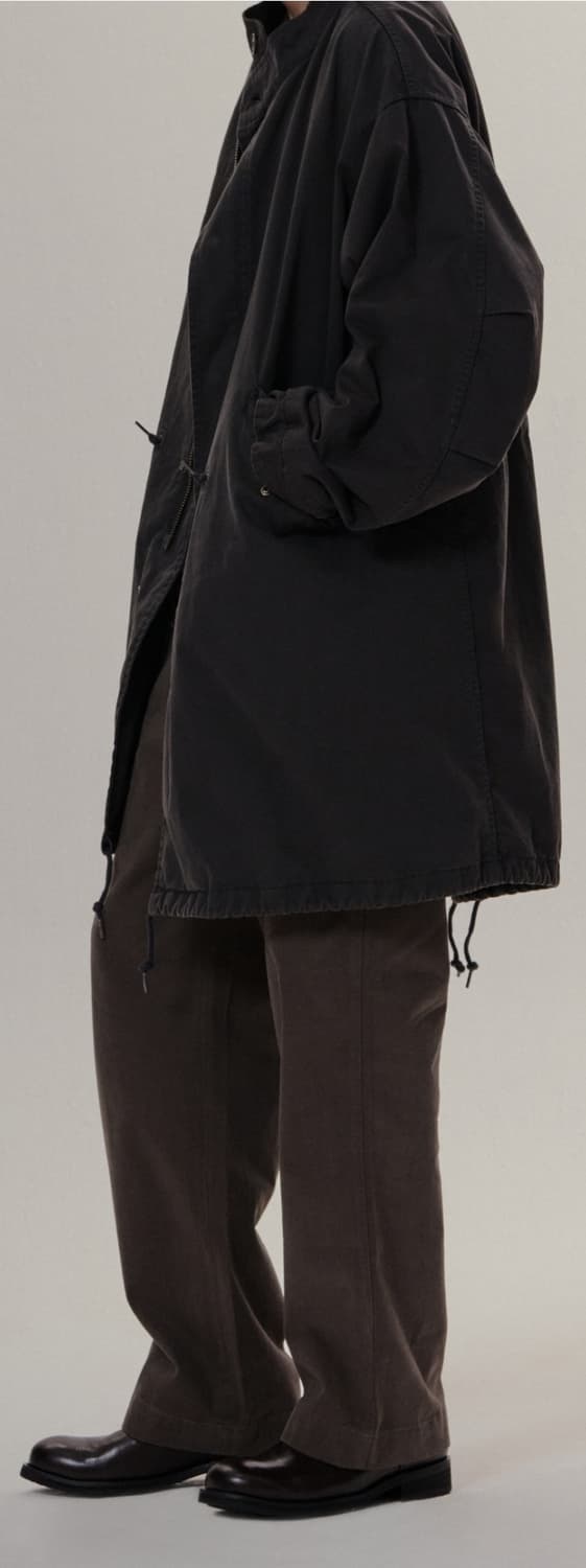 [3] 25AW 퍼렌 모즈파카 차콜 상품이미지2