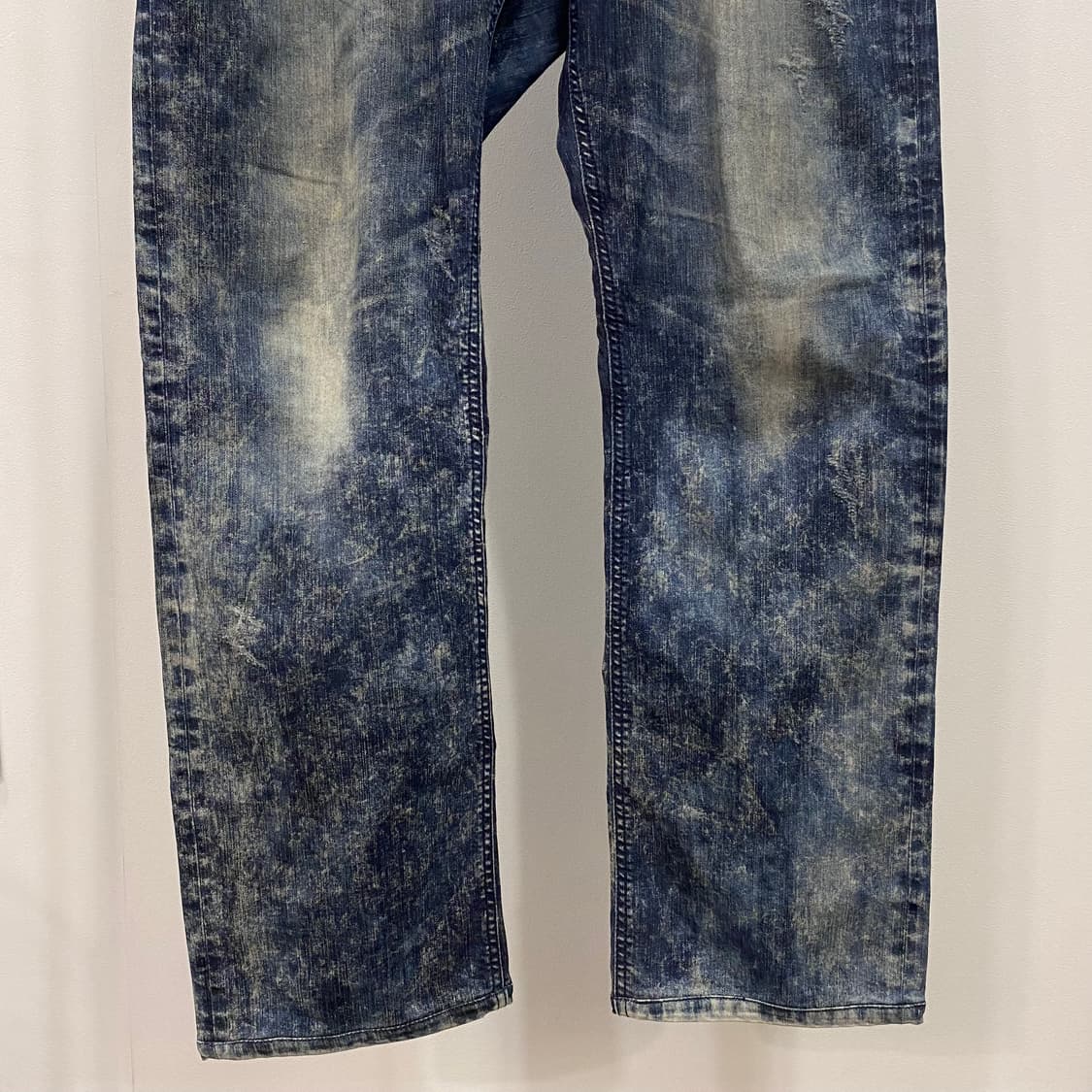 에비수 백로고 돌청 워싱 데님 팬츠 상품이미지5