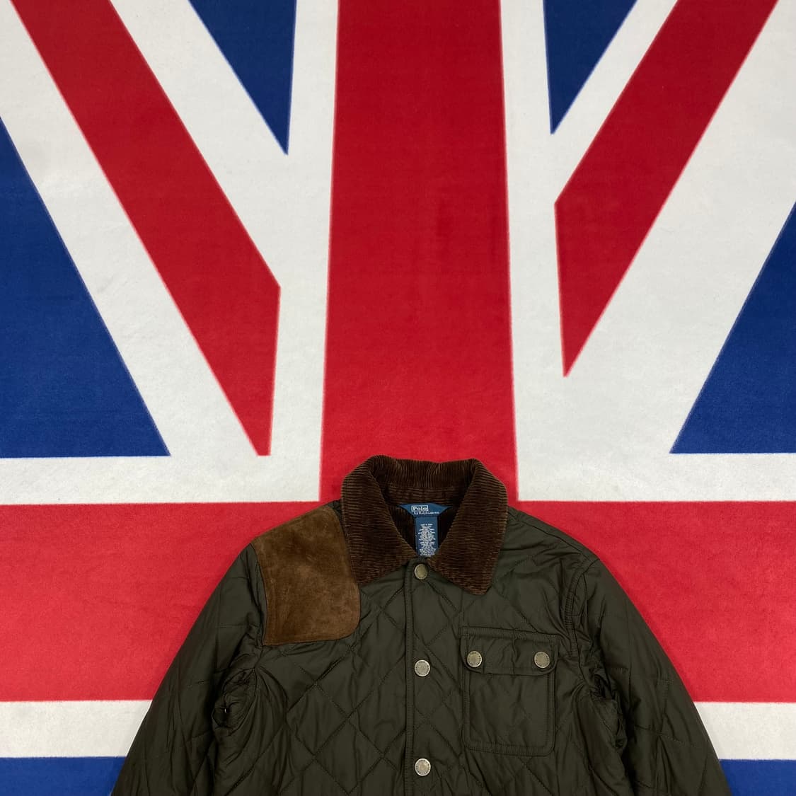 폴로 퀼팅자켓 실측 여성44-55 상품이미지2