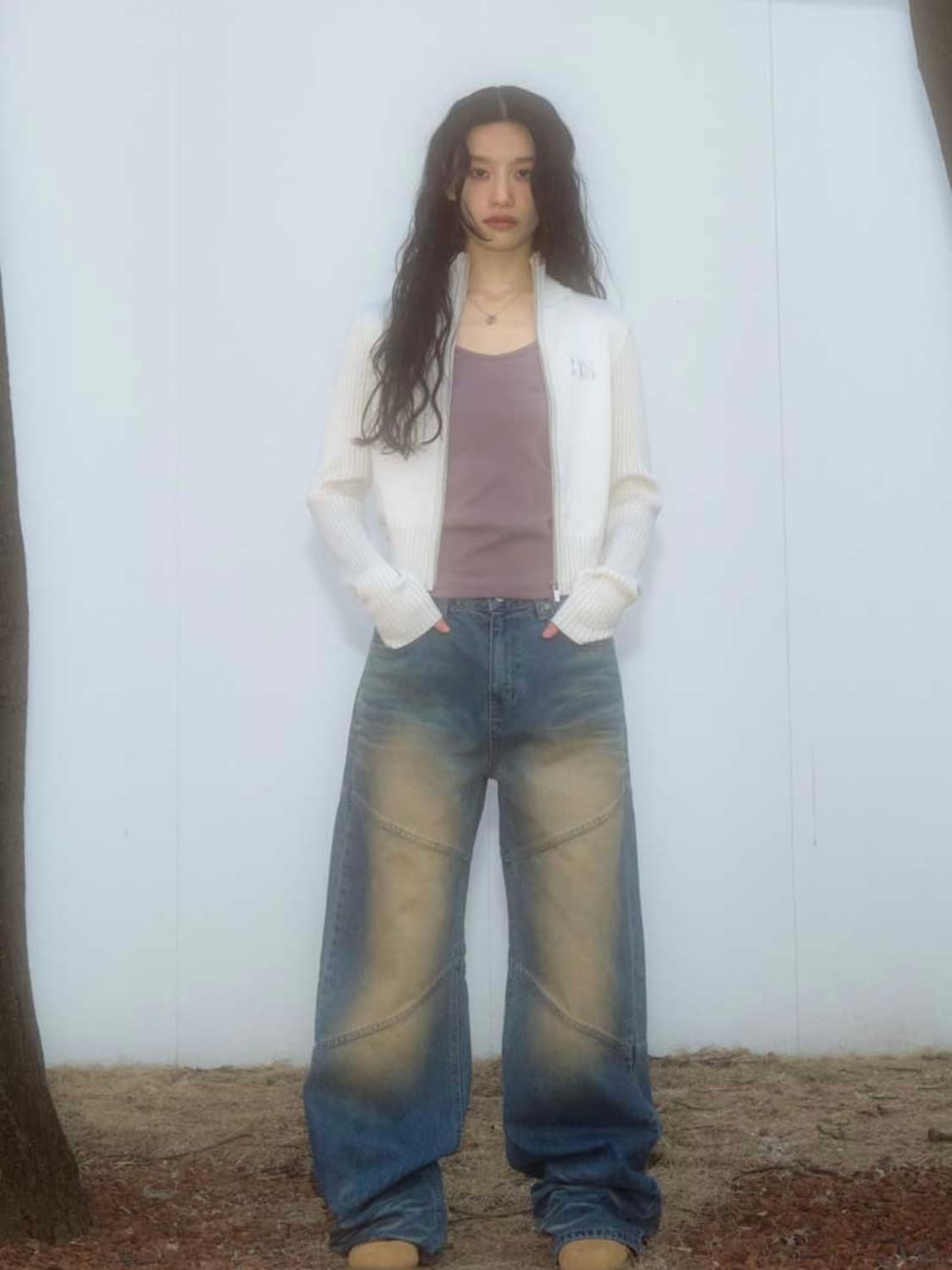 애즈온 taffy washing pants denim 타피 워싱 팬츠 상품이미지1