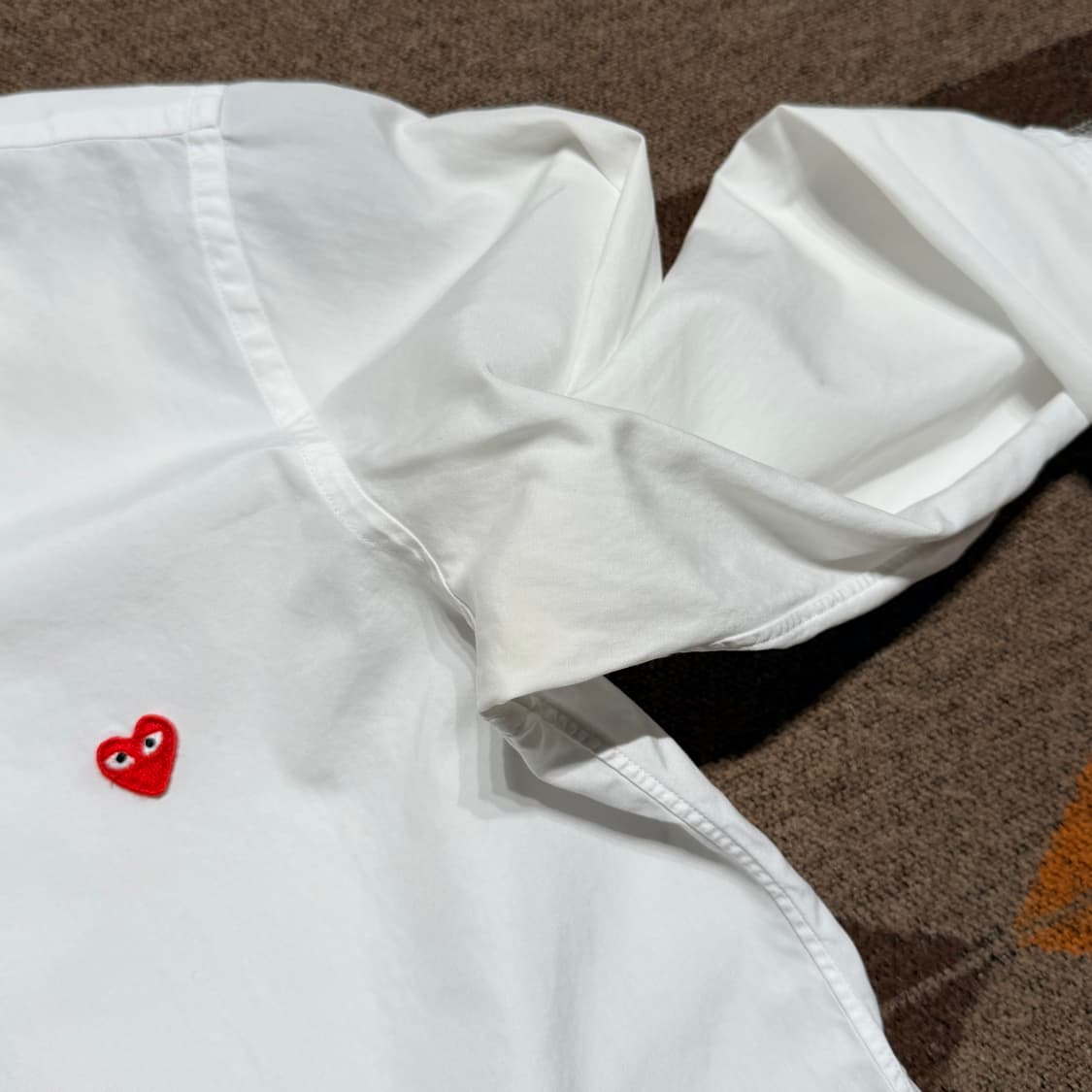 꼼데가르송 여성 스몰와펜 화이트 셔츠 M 상품이미지4