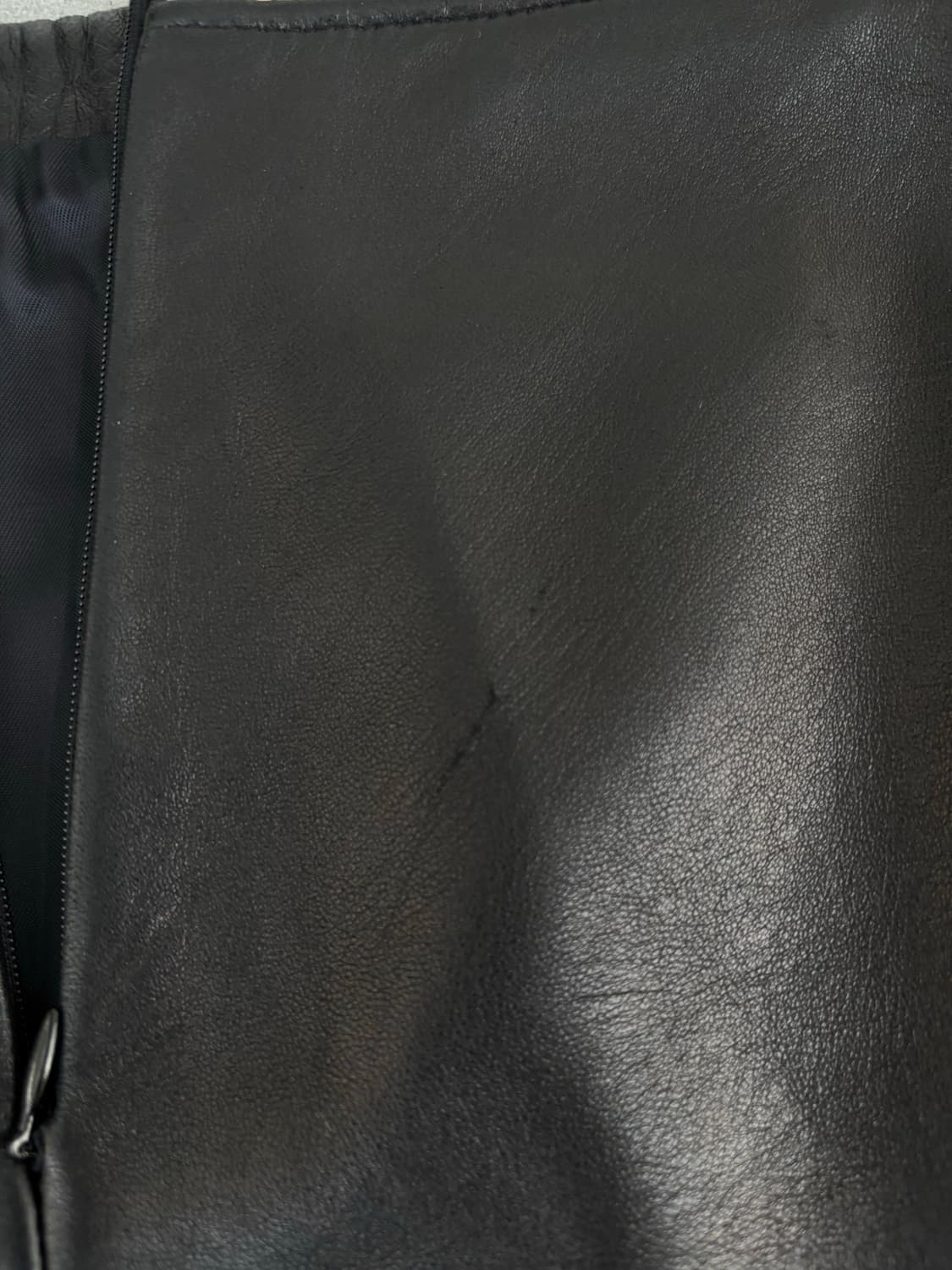 90‘s Metalic Leather Skirt 상품이미지8