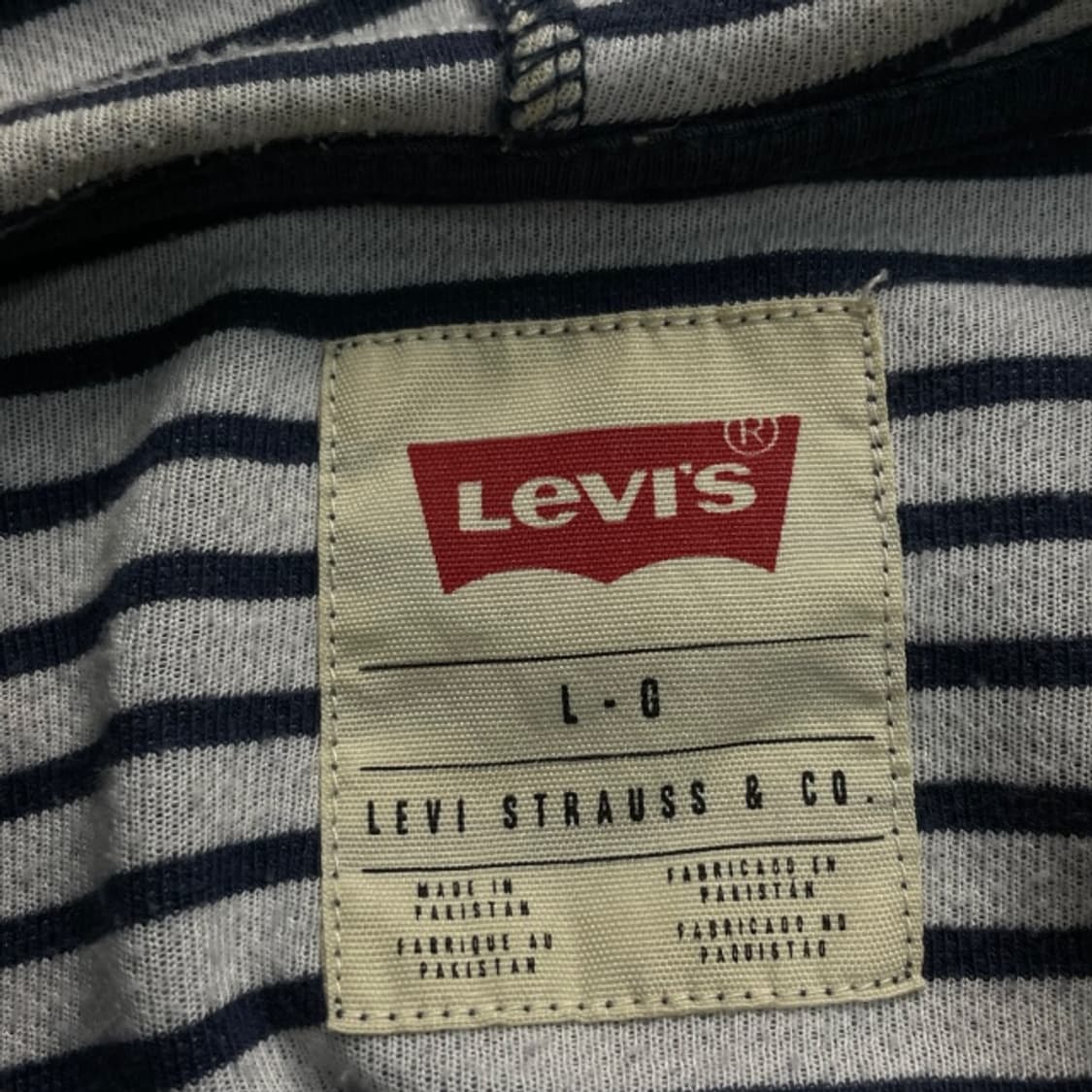 100 리바이스 스트라이프 후드집업  상품이미지3