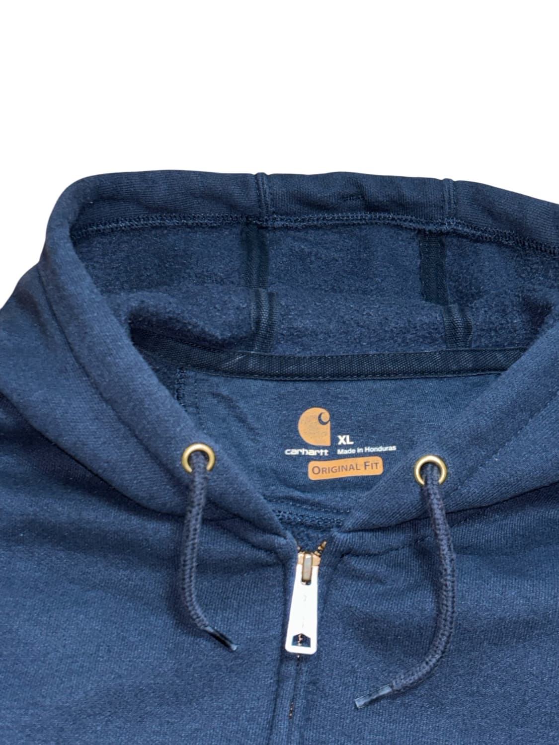 칼하트 네이비 미드웨이트 루즈핏 후드집업 상품이미지6