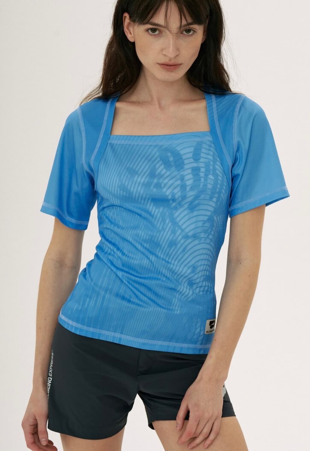 웰빙익스프레스 Sports Bolero Sky Blue 반팔티 상품이미지3