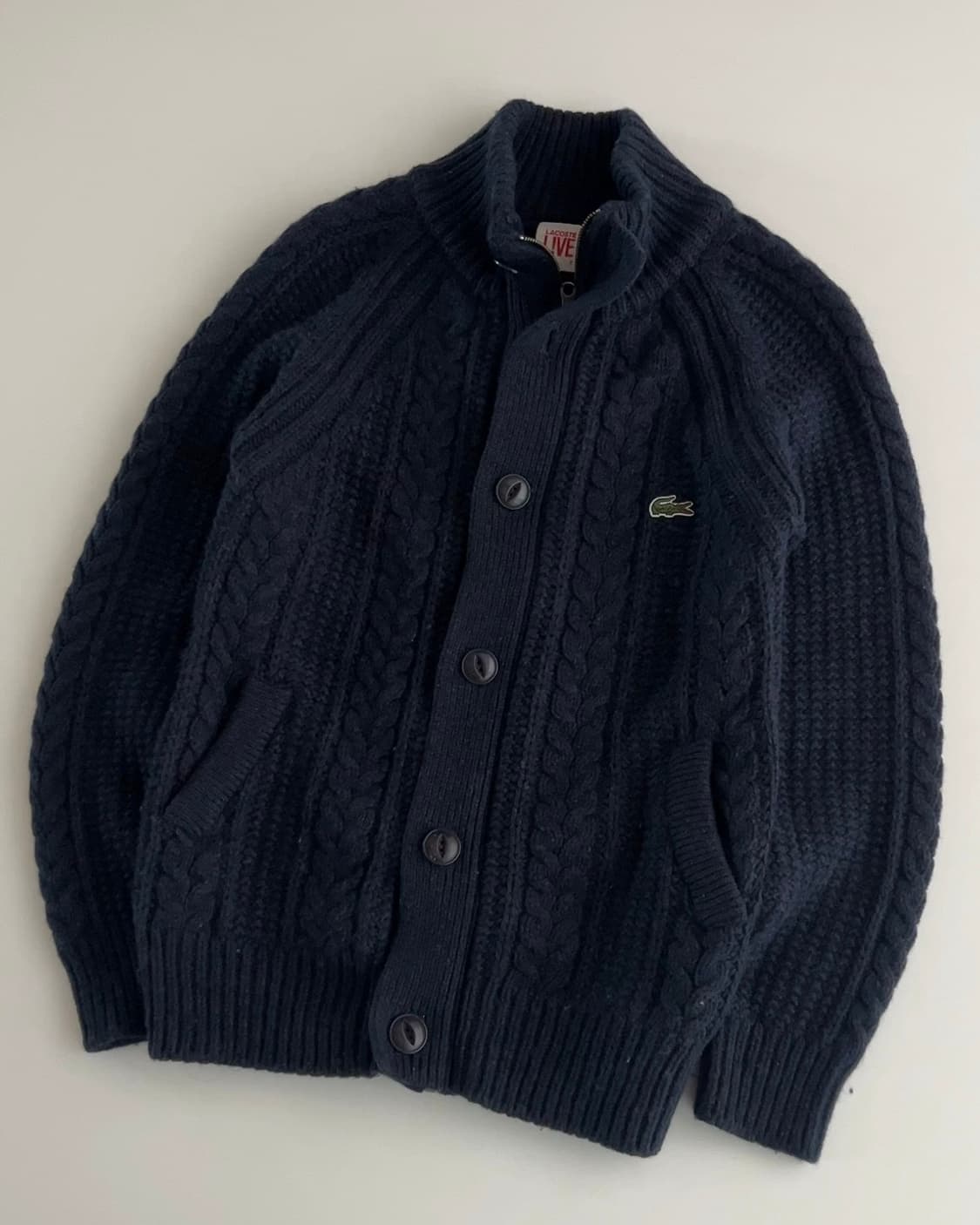 라코스테 케이블 니트 가디건 2 상품이미지2