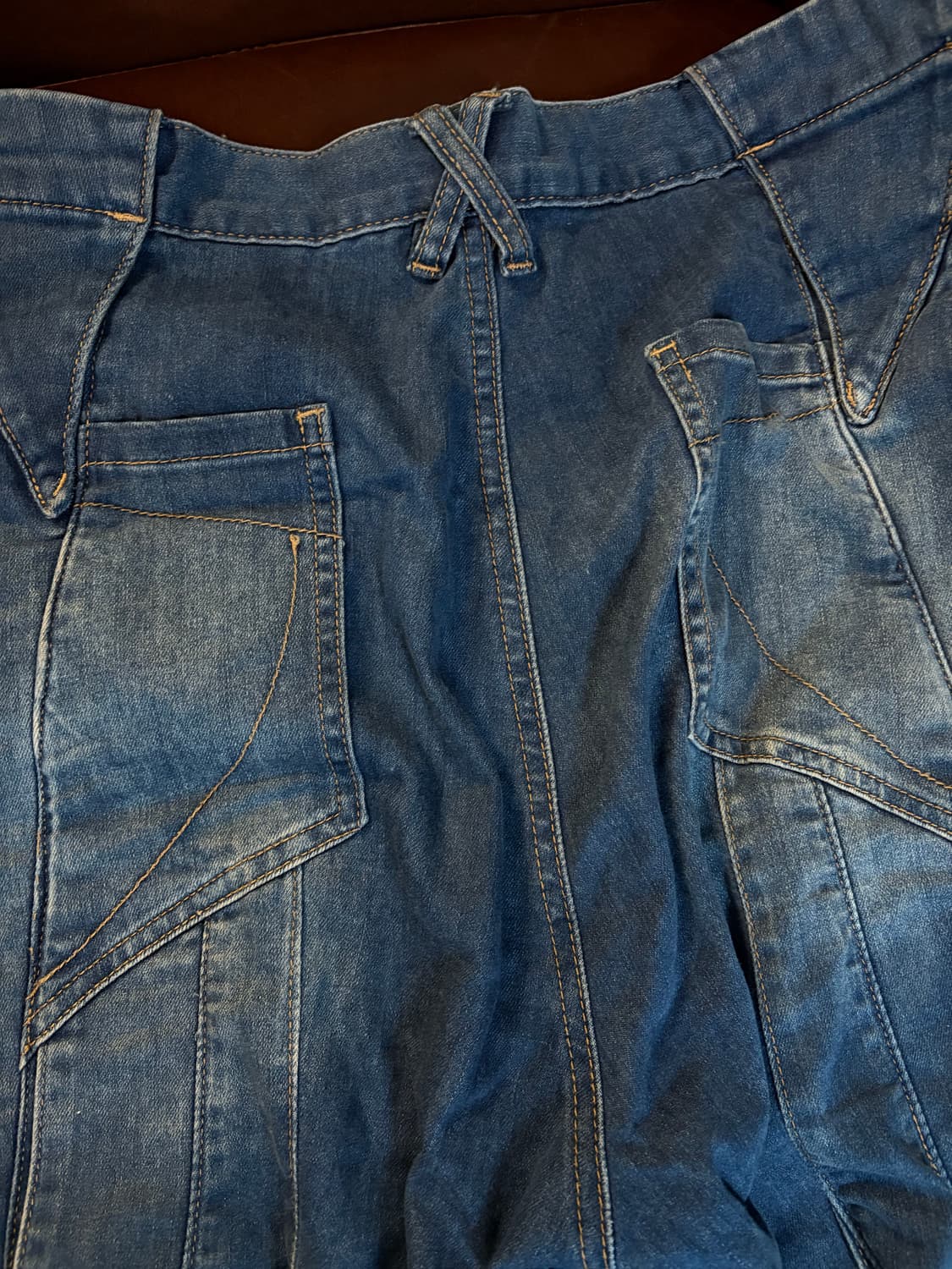 BLIND NO PLAN 레이어 디테일 데님 상품이미지4