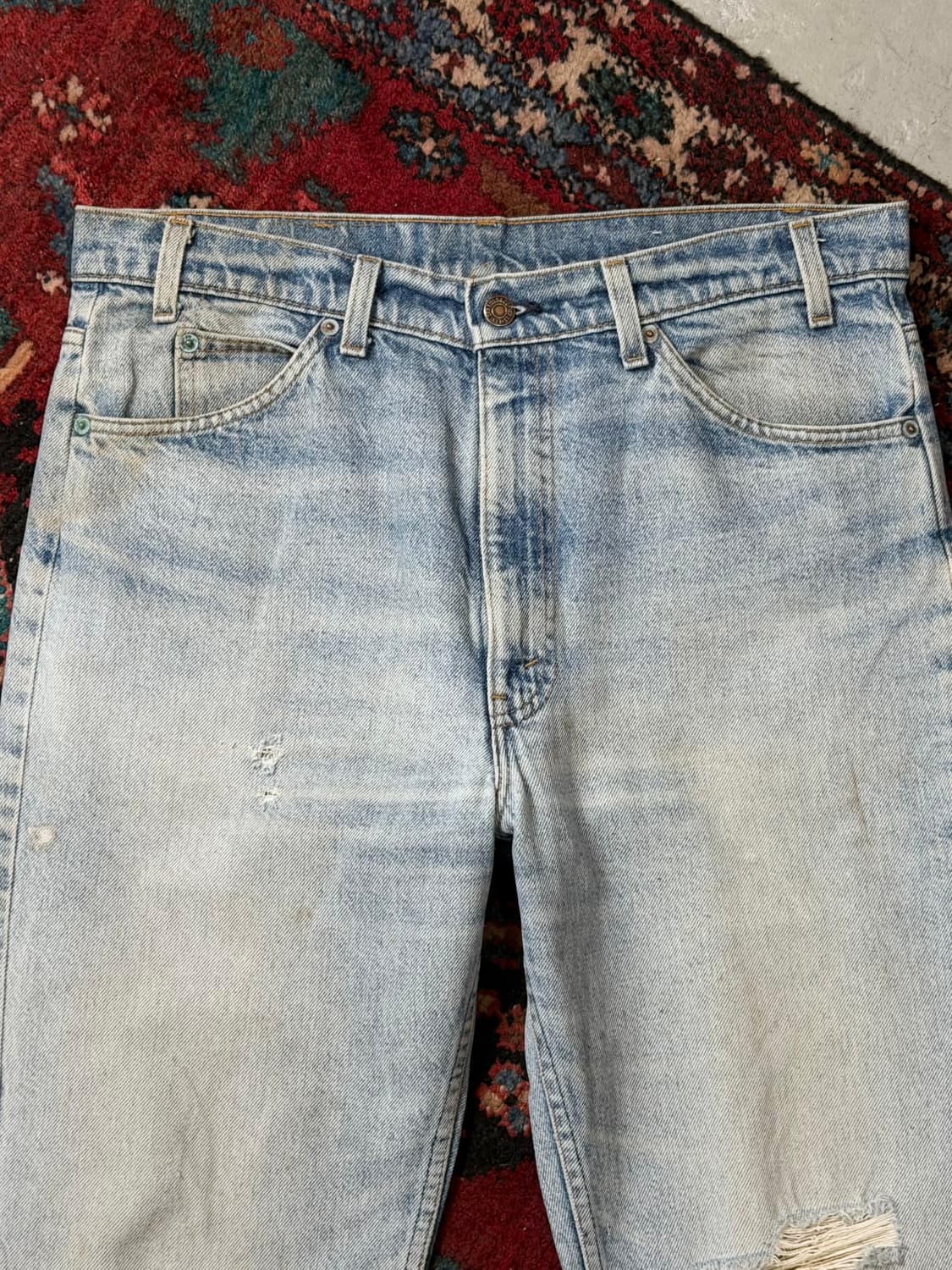 80's USA Made 빈티지 리바이스 517 오렌지탭 부츠컷 그런지 상품이미지5