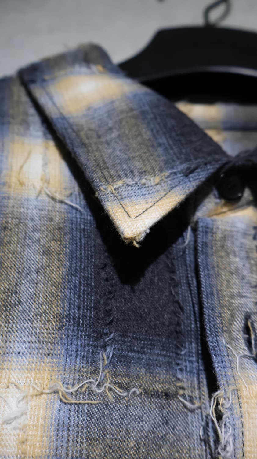 준지 그리드 니들셔츠 새상품 48 상품이미지3