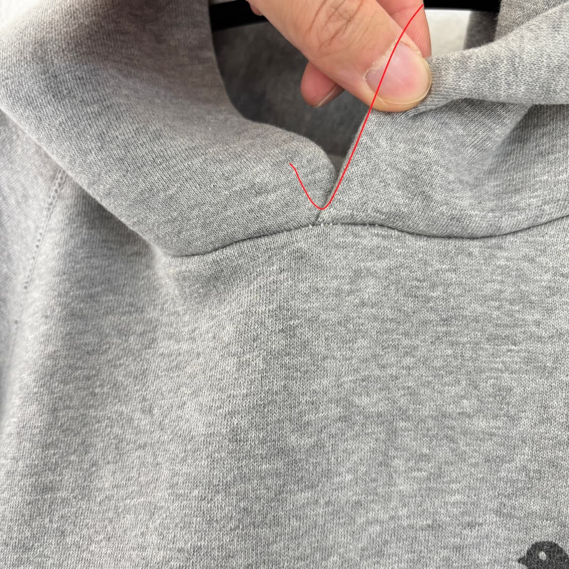 L사이즈 컬렉트피시스 후드 그레이 상품이미지4